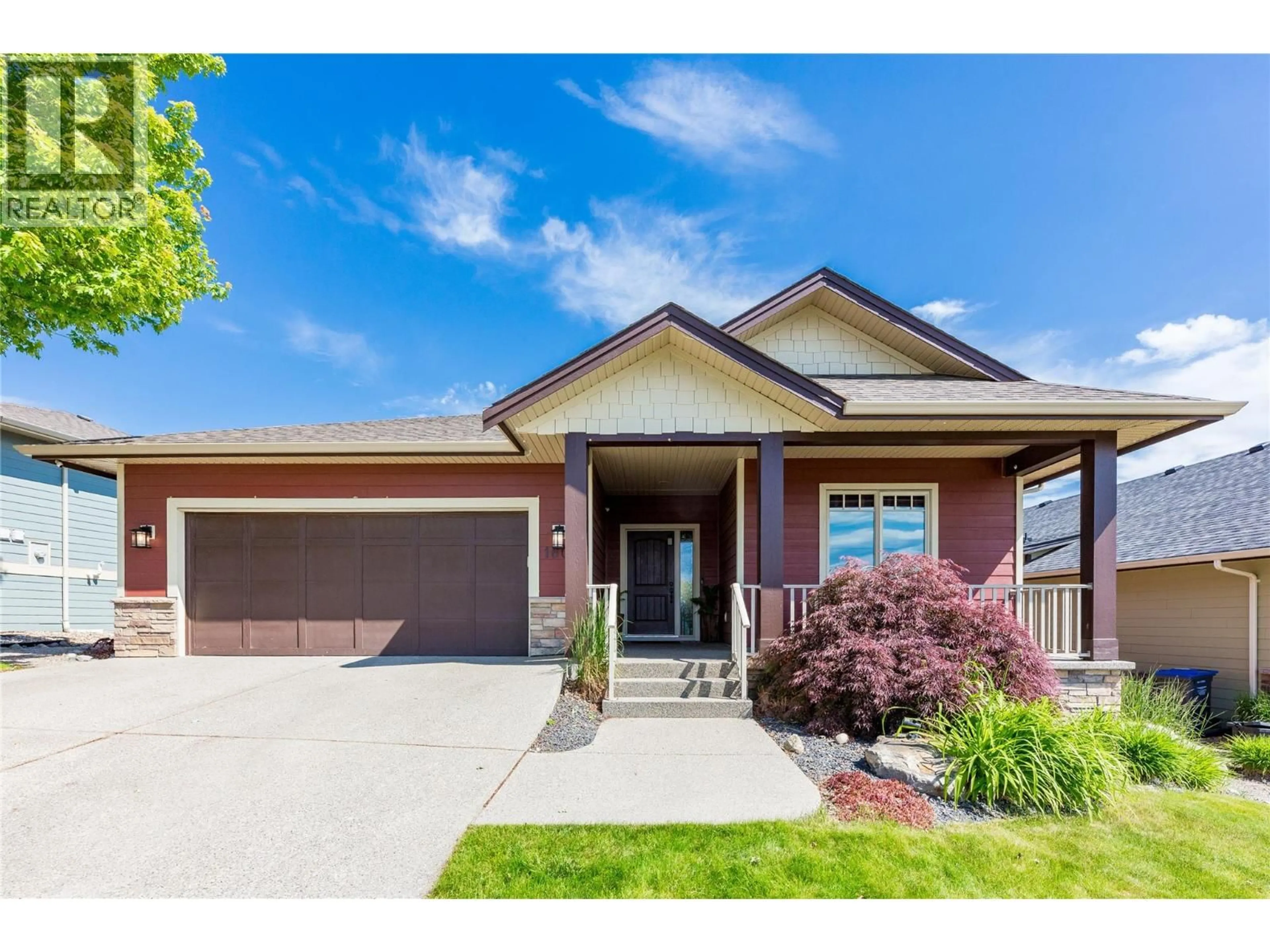 Home with brick exterior material, street for 1601 TOWER RANCH BOULEVARD, Kelowna British Columbia V1P1P9