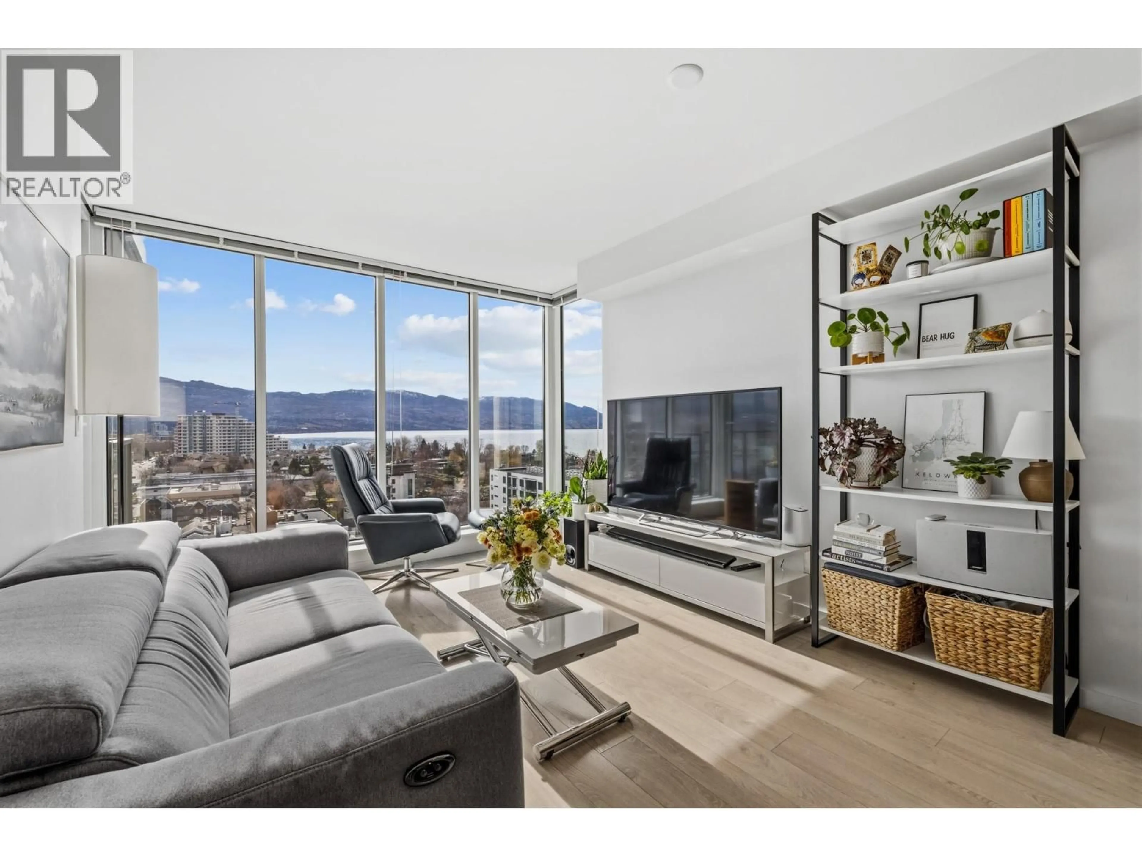 Living room with furniture, unknown for 1204 - 485 GROVES AVENUE, Kelowna British Columbia V1Y0C1