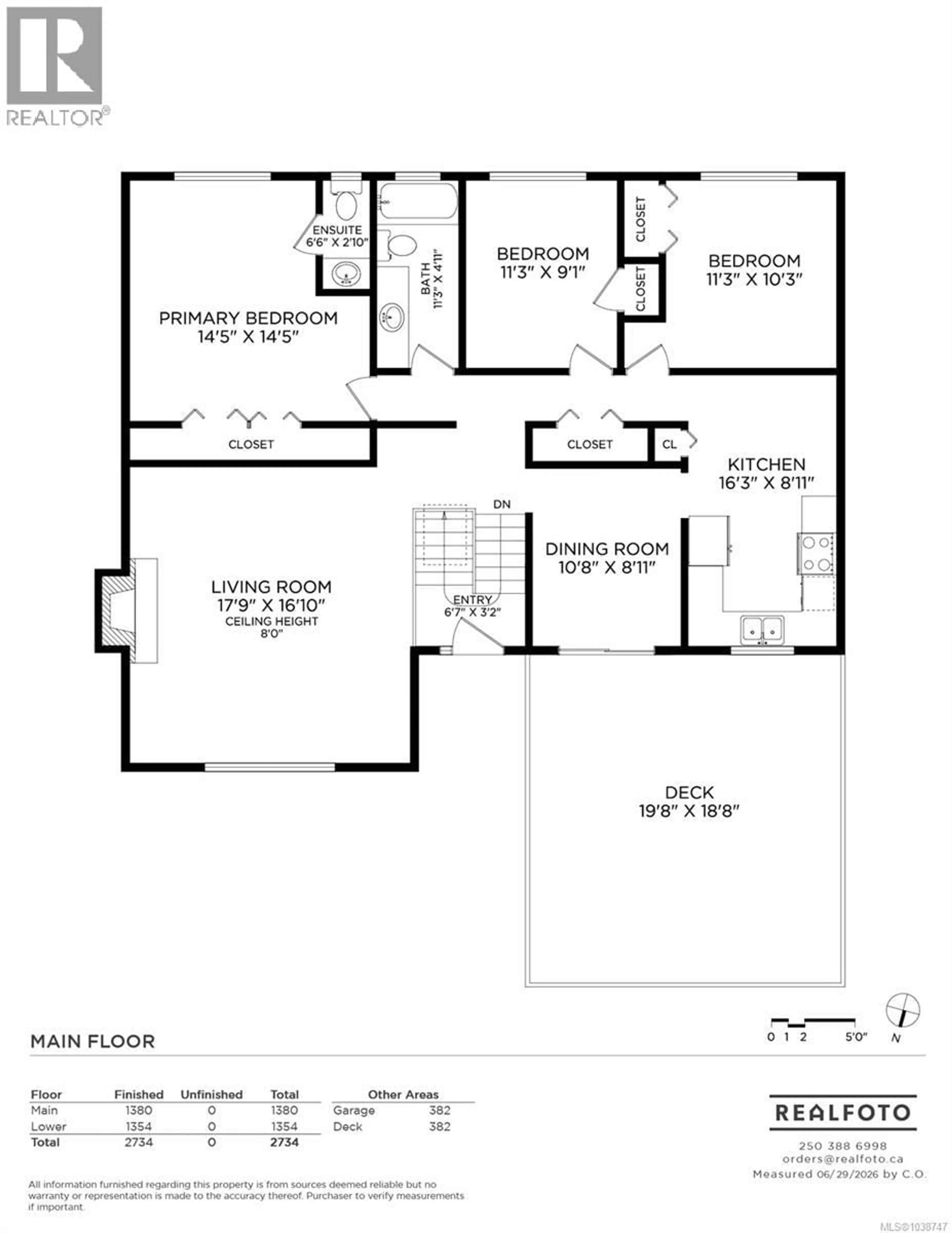 Floor plan for 1521 SAN JUAN AVENUE, Saanich British Columbia V8N2L4