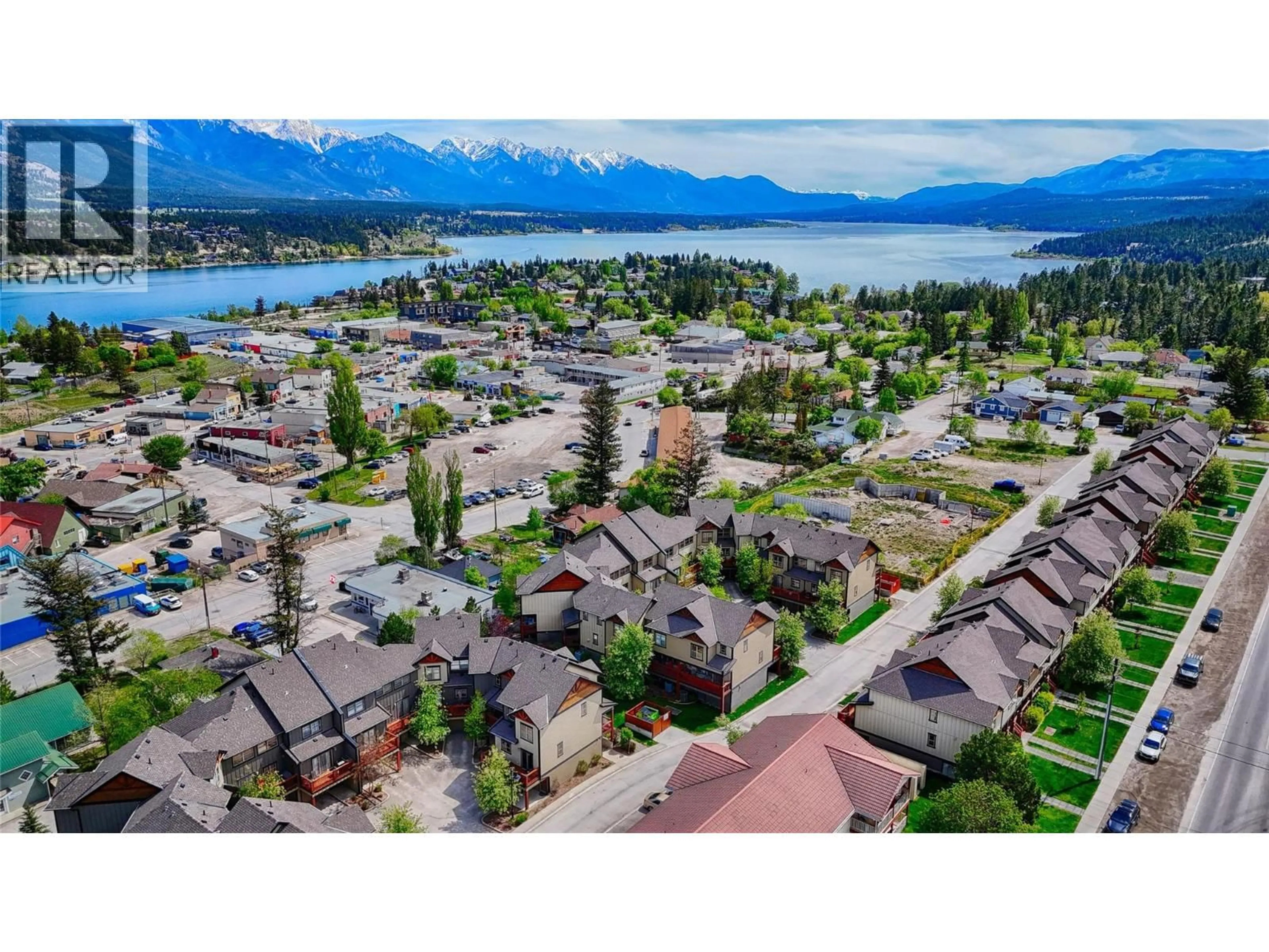 A pic from outside/outdoor area/front of a property/back of a property/a pic from drone, mountain view for 23 - 1000 9TH STREET, Invermere British Columbia V0A1K4