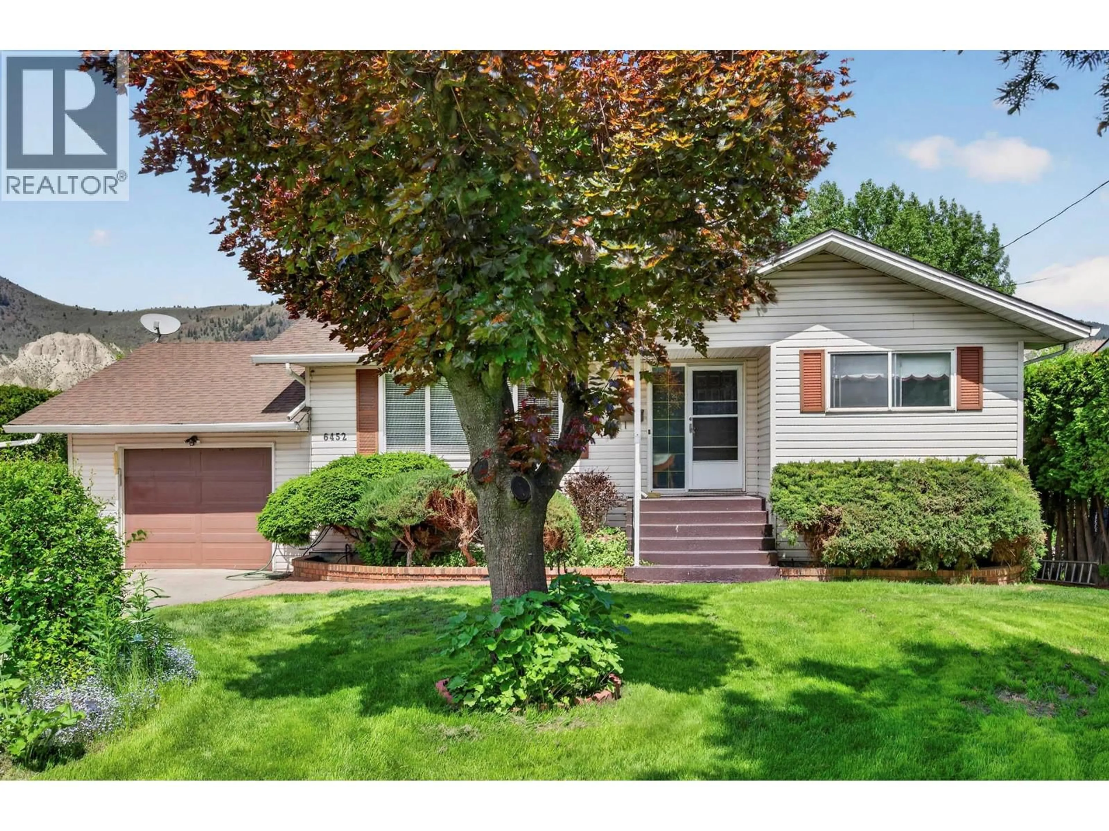 Home with vinyl exterior material, street for 6452 FURRER ROAD, Kamloops British Columbia V2C4V6