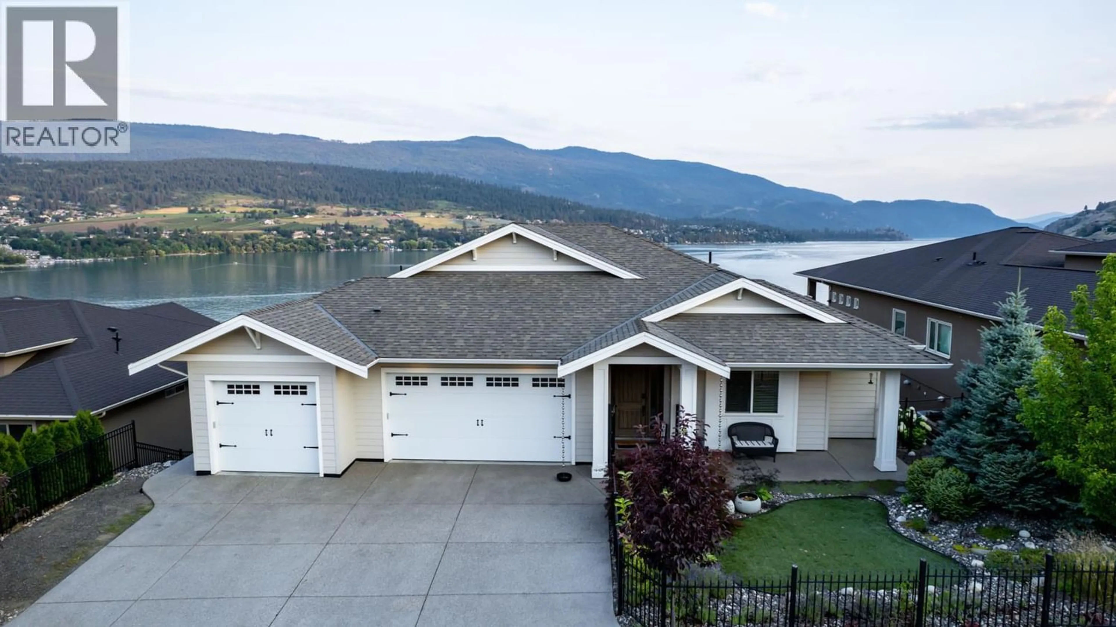 Home with vinyl exterior material, water/lake/river/ocean view for 7345 POINTE SAGE DRIVE, Coldstream British Columbia V1B4A5
