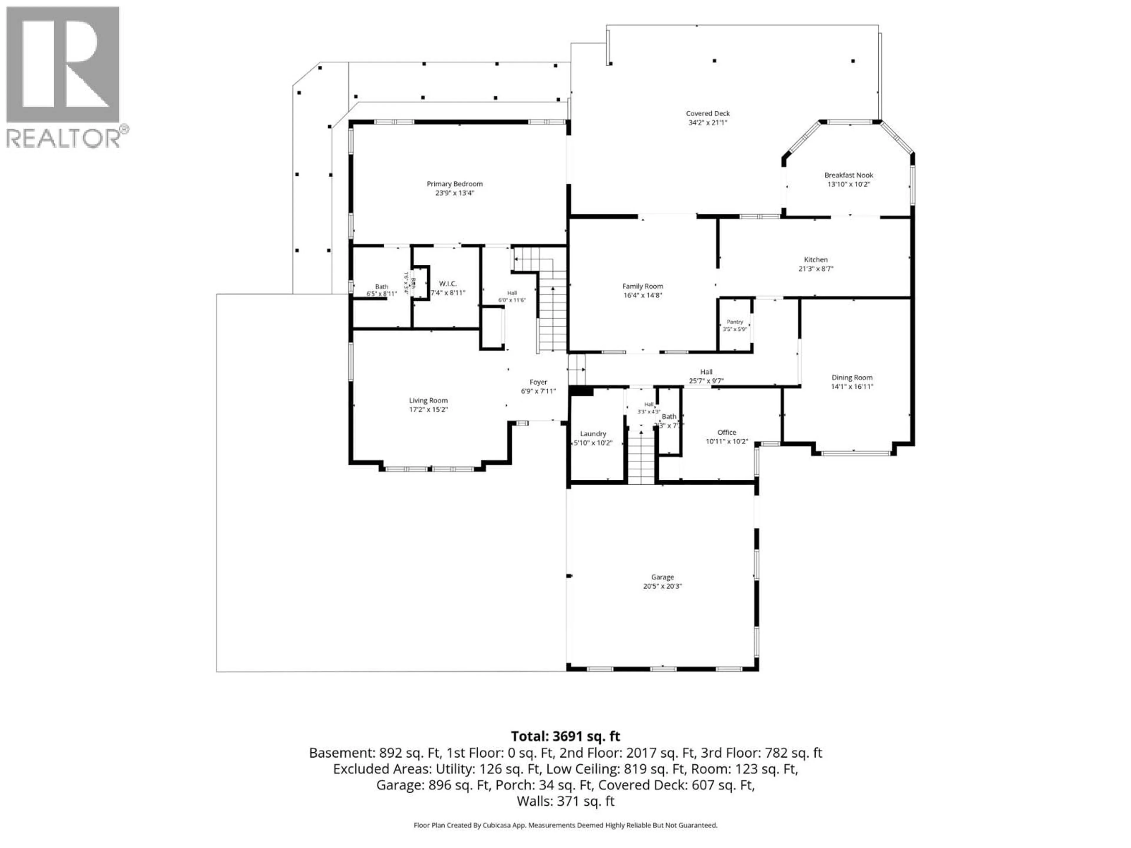 Floor plan for 5565 DALLAS DRIVE, Kamloops British Columbia V2C4W9