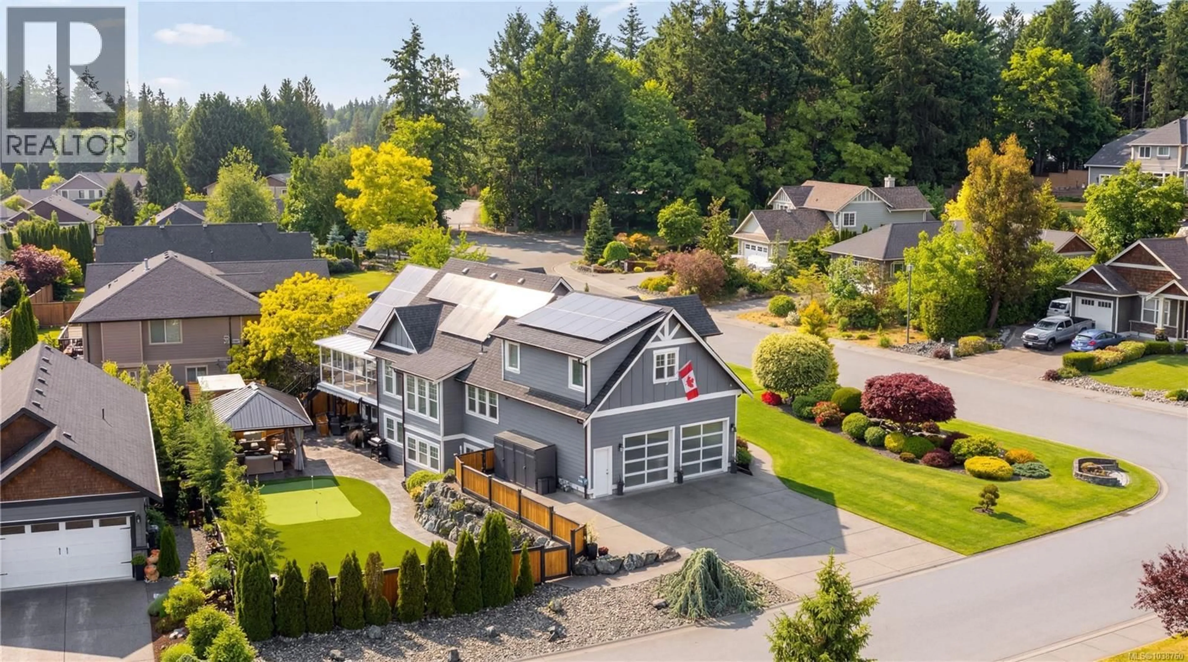 A pic from outside/outdoor area/front of a property/back of a property/a pic from drone, unknown for 946 GILLESPIE PLACE, Mill Bay British Columbia V8H1H6