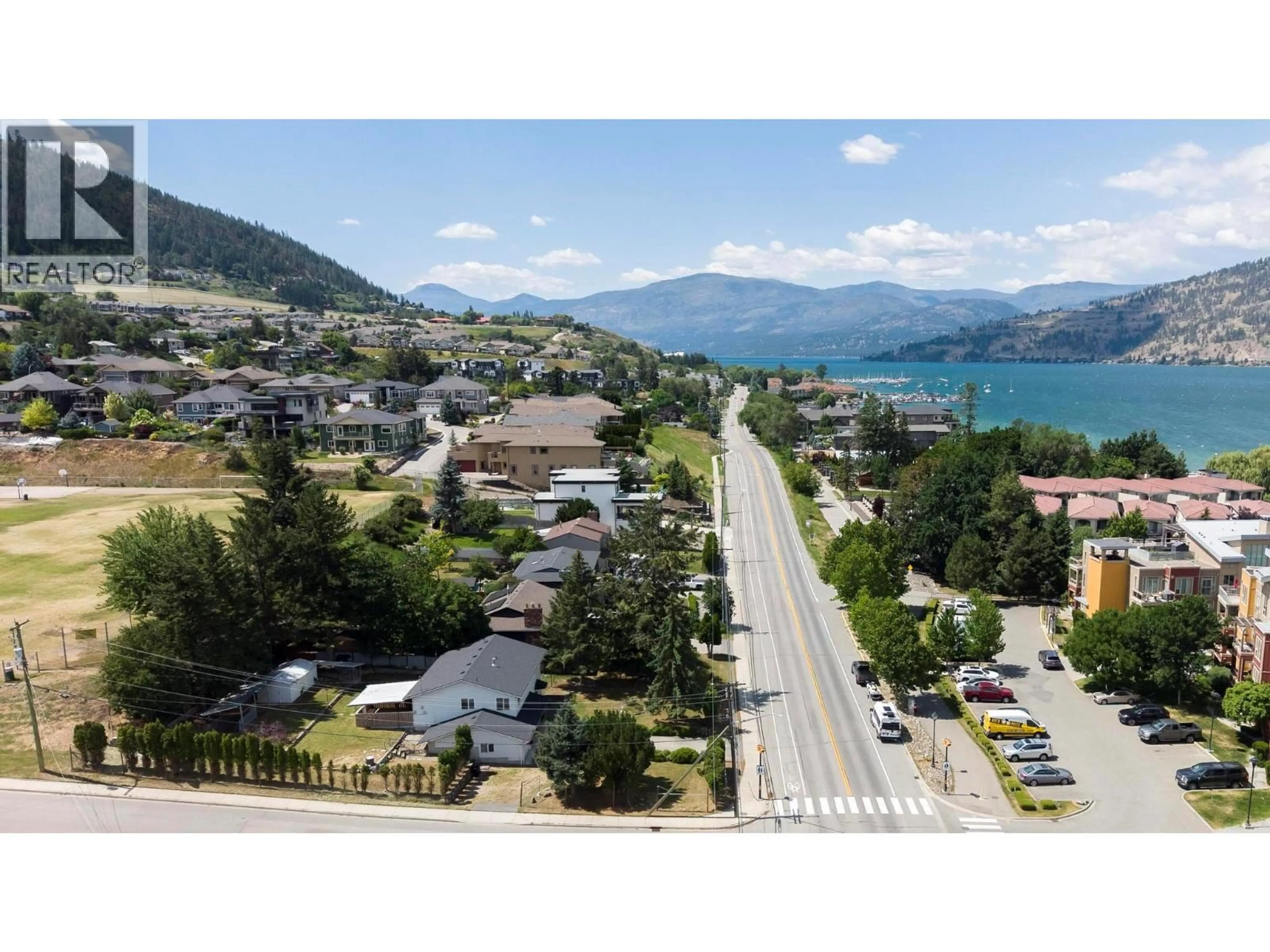A pic from outside/outdoor area/front of a property/back of a property/a pic from drone, unknown for 7320 OKANAGAN LANDING ROAD, Vernon British Columbia V1H1G6
