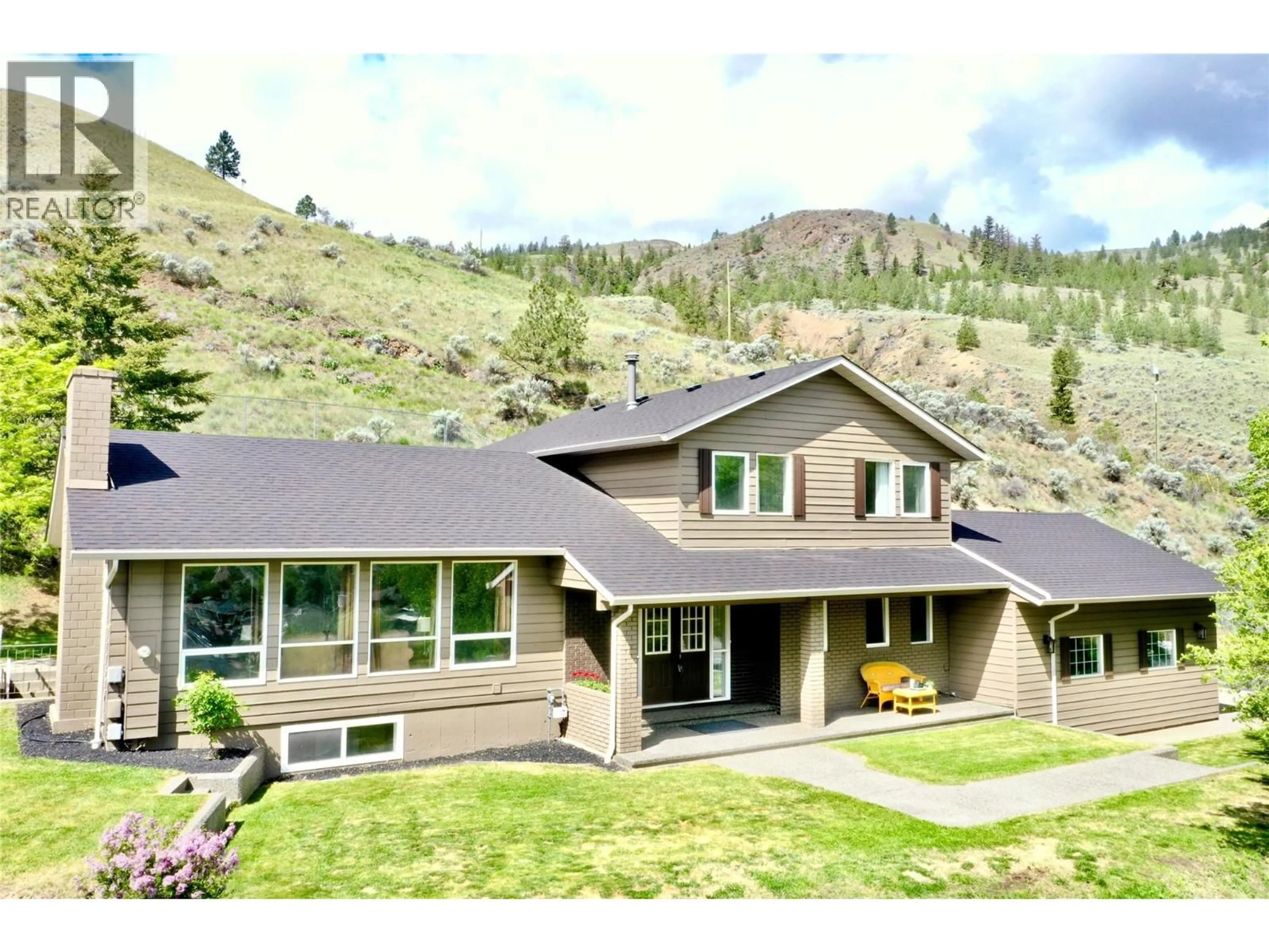 Home with vinyl exterior material, mountain view for 3084 DOHM ROAD, Kamloops British Columbia V2B7L8