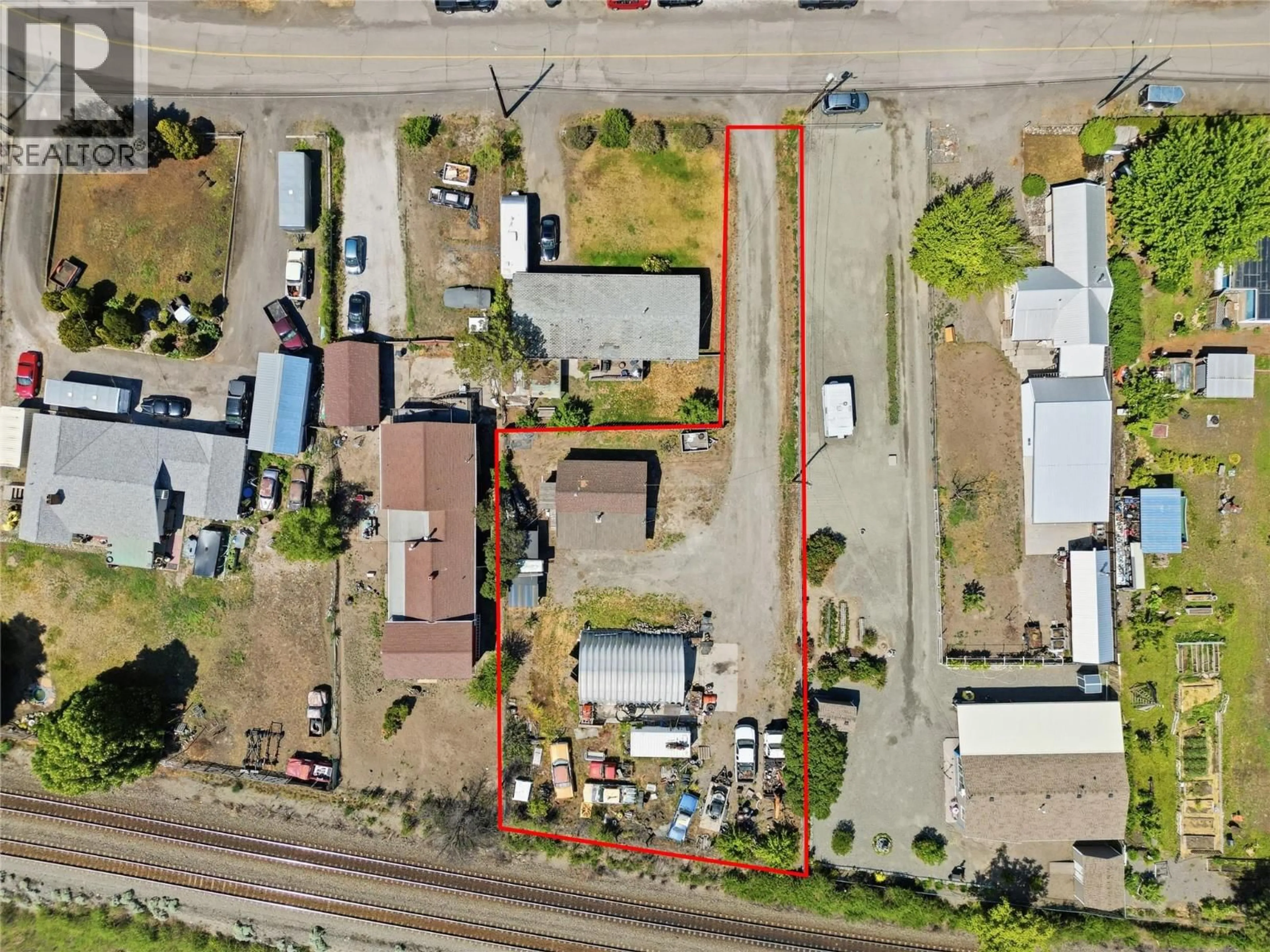 A pic from outside/outdoor area/front of a property/back of a property/a pic from drone, street for 415 TINGLEY STREET, Ashcroft British Columbia V0K1A0