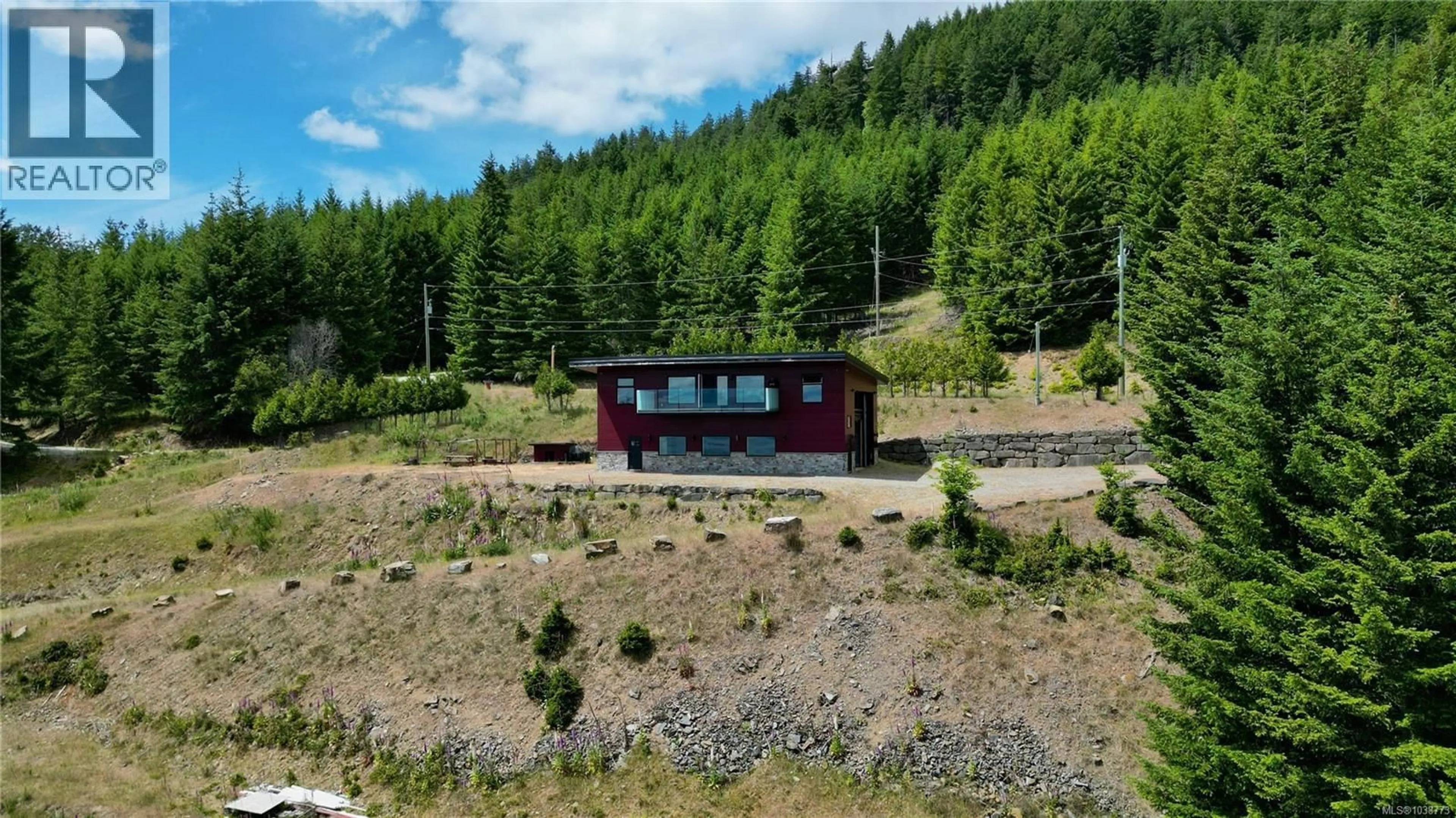 A pic from outside/outdoor area/front of a property/back of a property/a pic from drone, forest/trees view for 641 ANNAS DRIVE SOUTHWEST, Salt Spring British Columbia V8K2W9