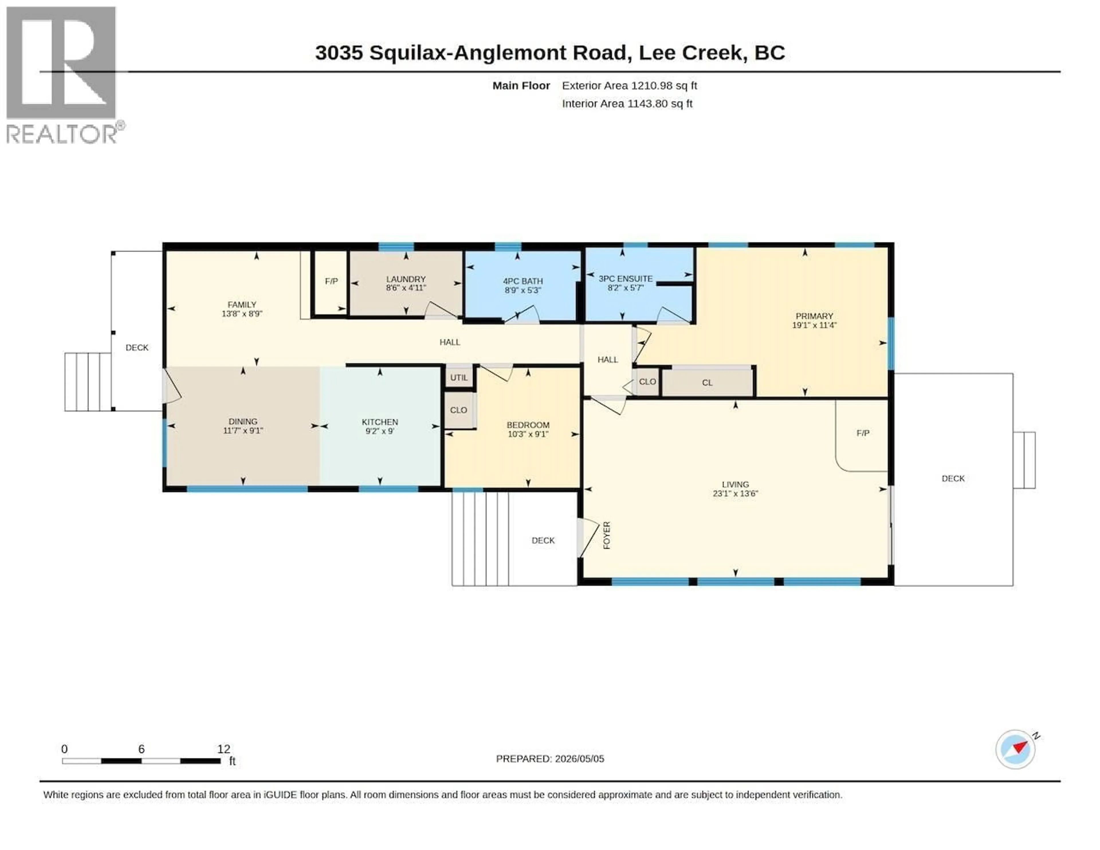 Floor plan for 3035 SQUILAX-ANGLEMONT ROAD, Lee Creek British Columbia V0E1M4