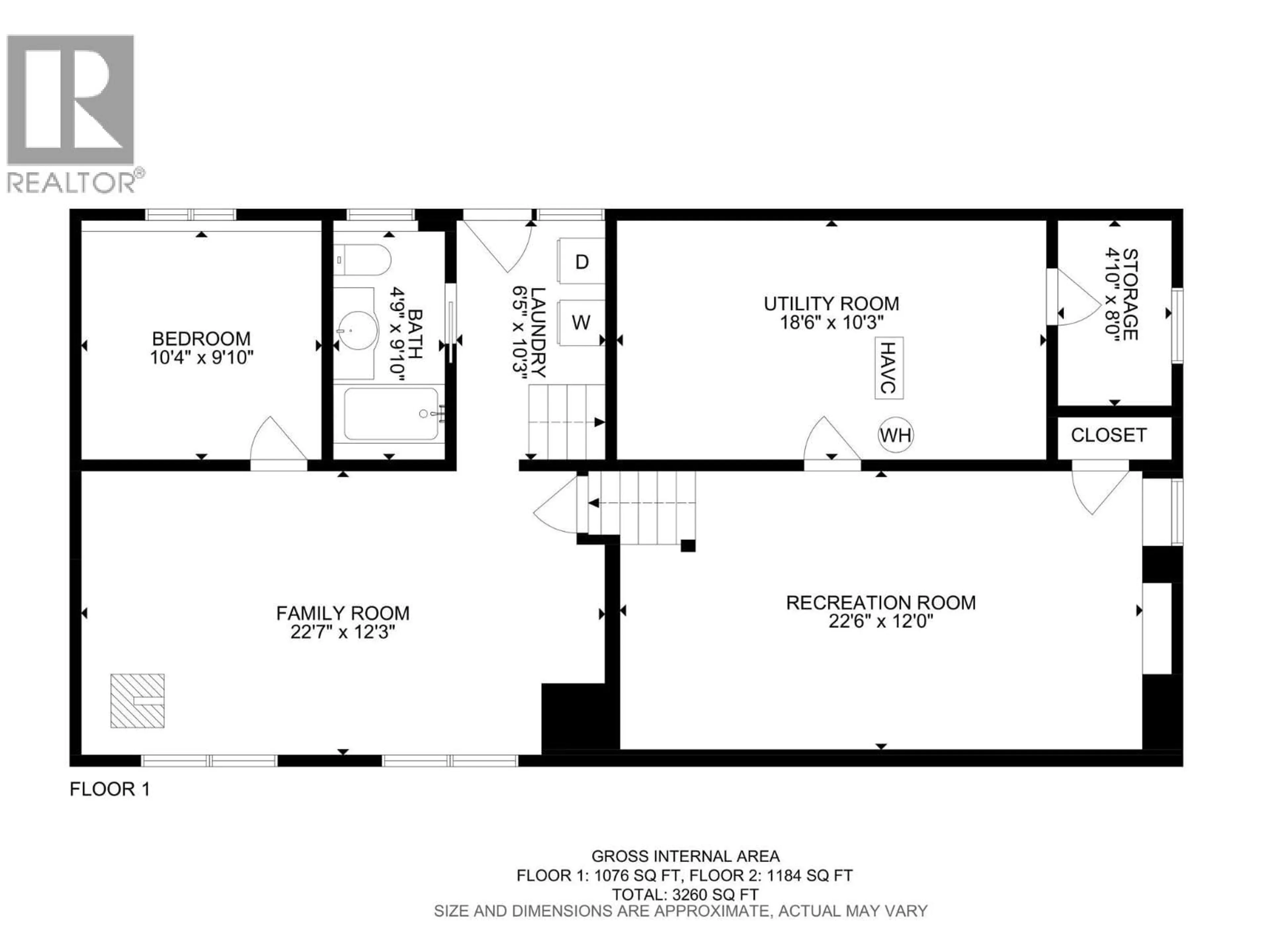 Floor plan for 1000 EUCLID ROAD, Kelowna British Columbia V1X3K9