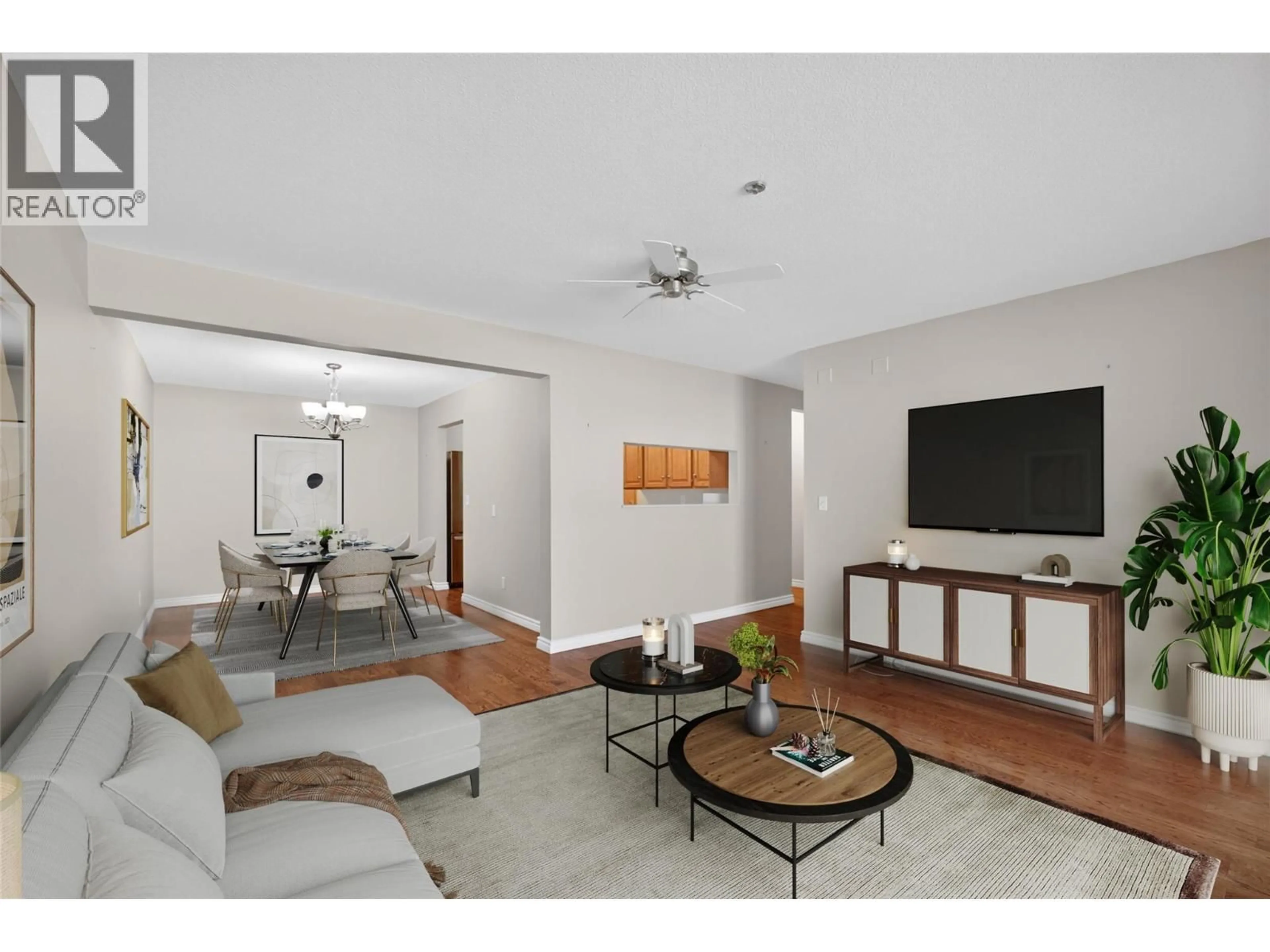Living room with furniture, unknown for 206 - 1045 SUTHERLAND AVENUE, Kelowna British Columbia V1Y5Y1