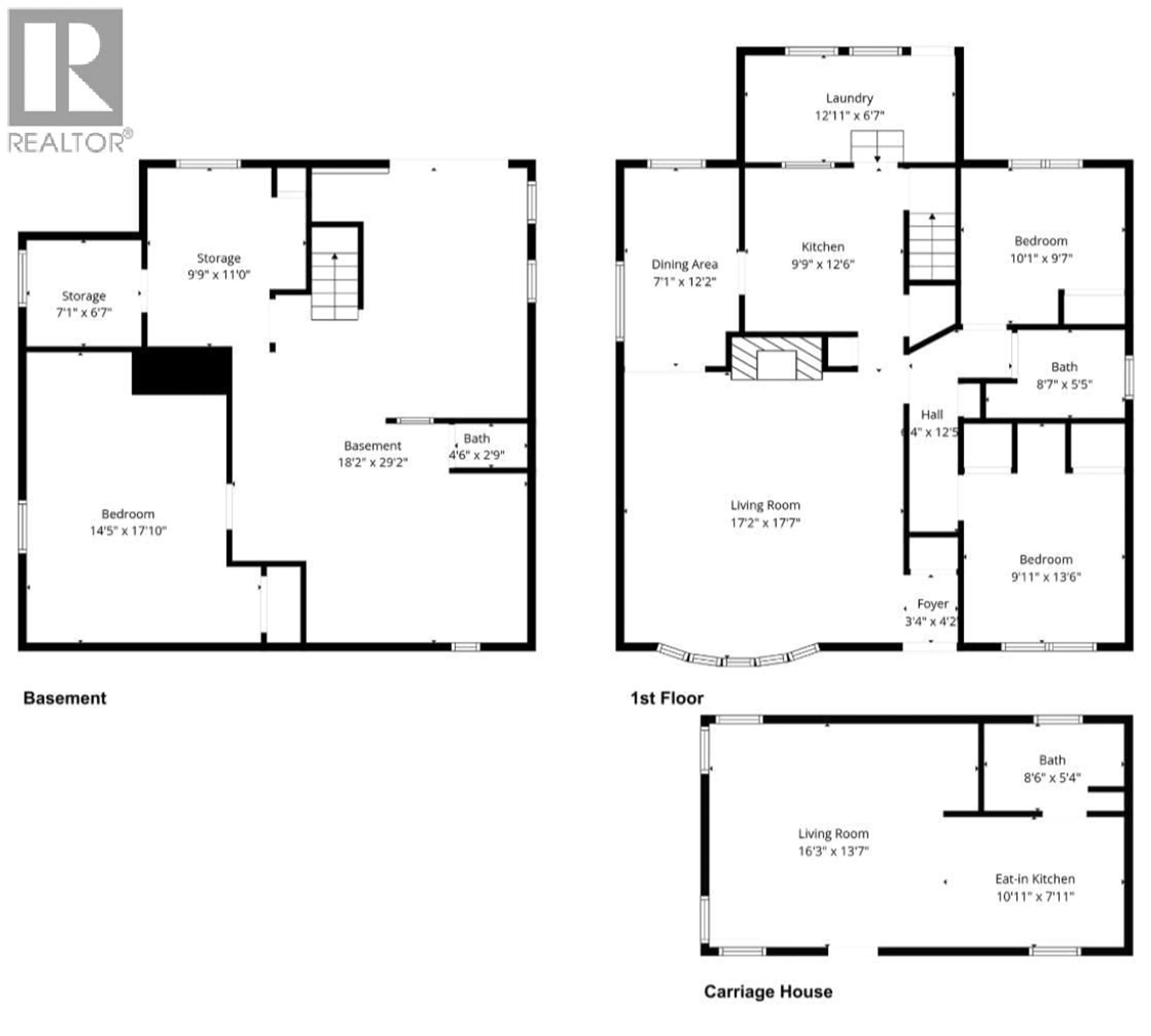 Floor plan for 912 ST PAUL STREET, Kamloops British Columbia V2C2K7