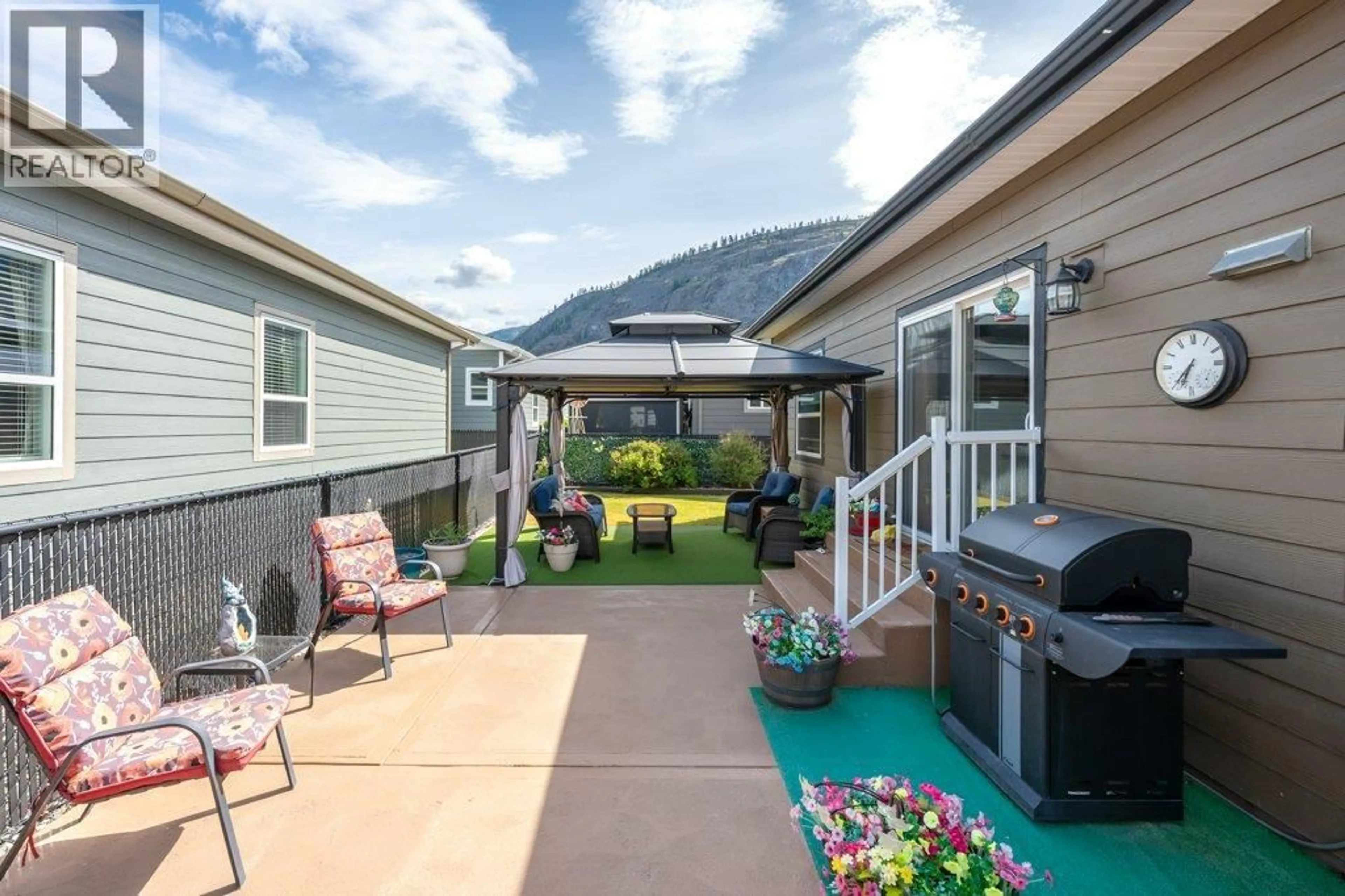 Patio, mountain view for 91 - 8300 GALLAGHER LAKE FRONTAGE ROAD, Oliver British Columbia V0H1T2