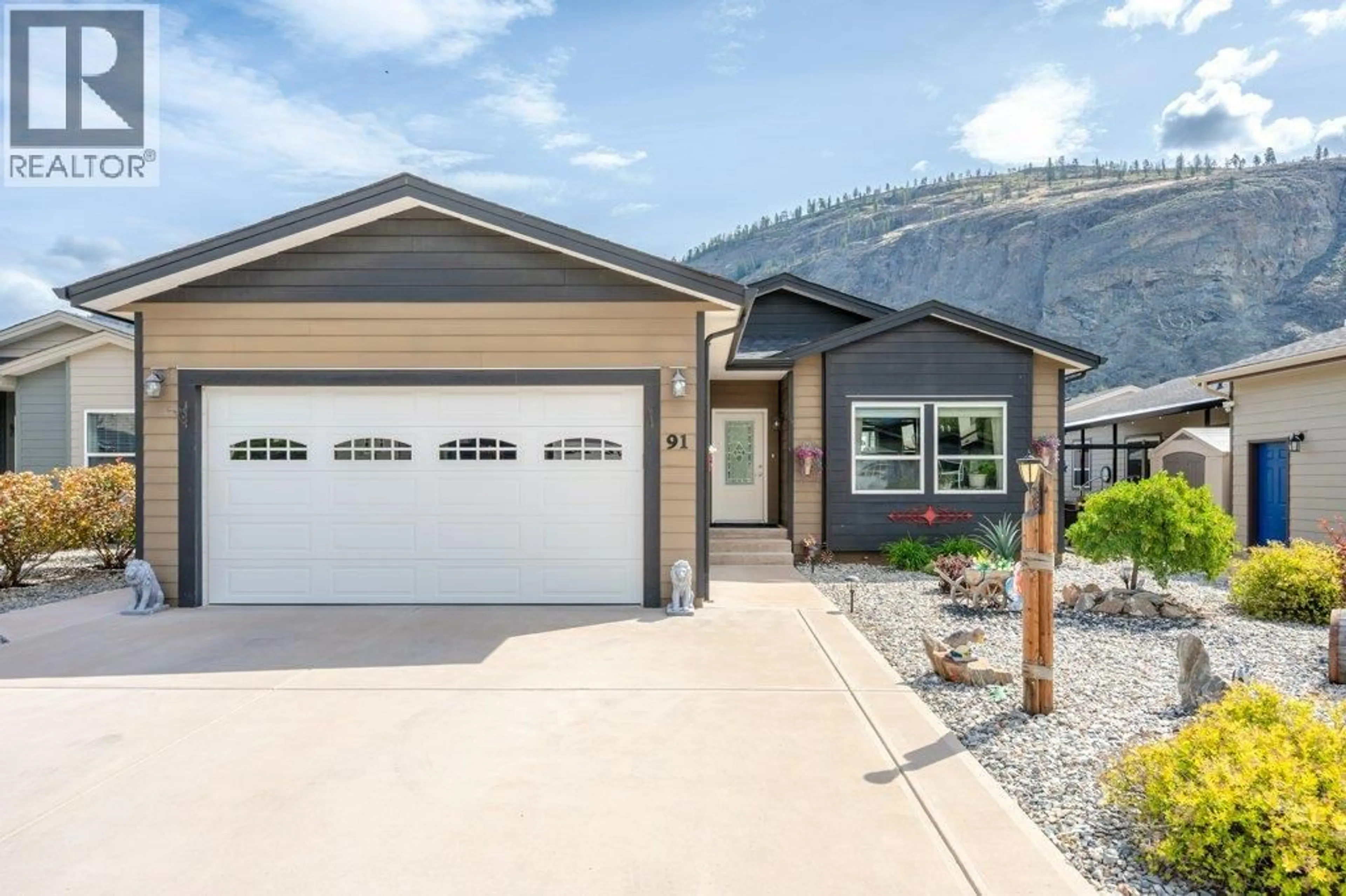 Home with vinyl exterior material, mountain view for 91 - 8300 GALLAGHER LAKE FRONTAGE ROAD, Oliver British Columbia V0H1T2