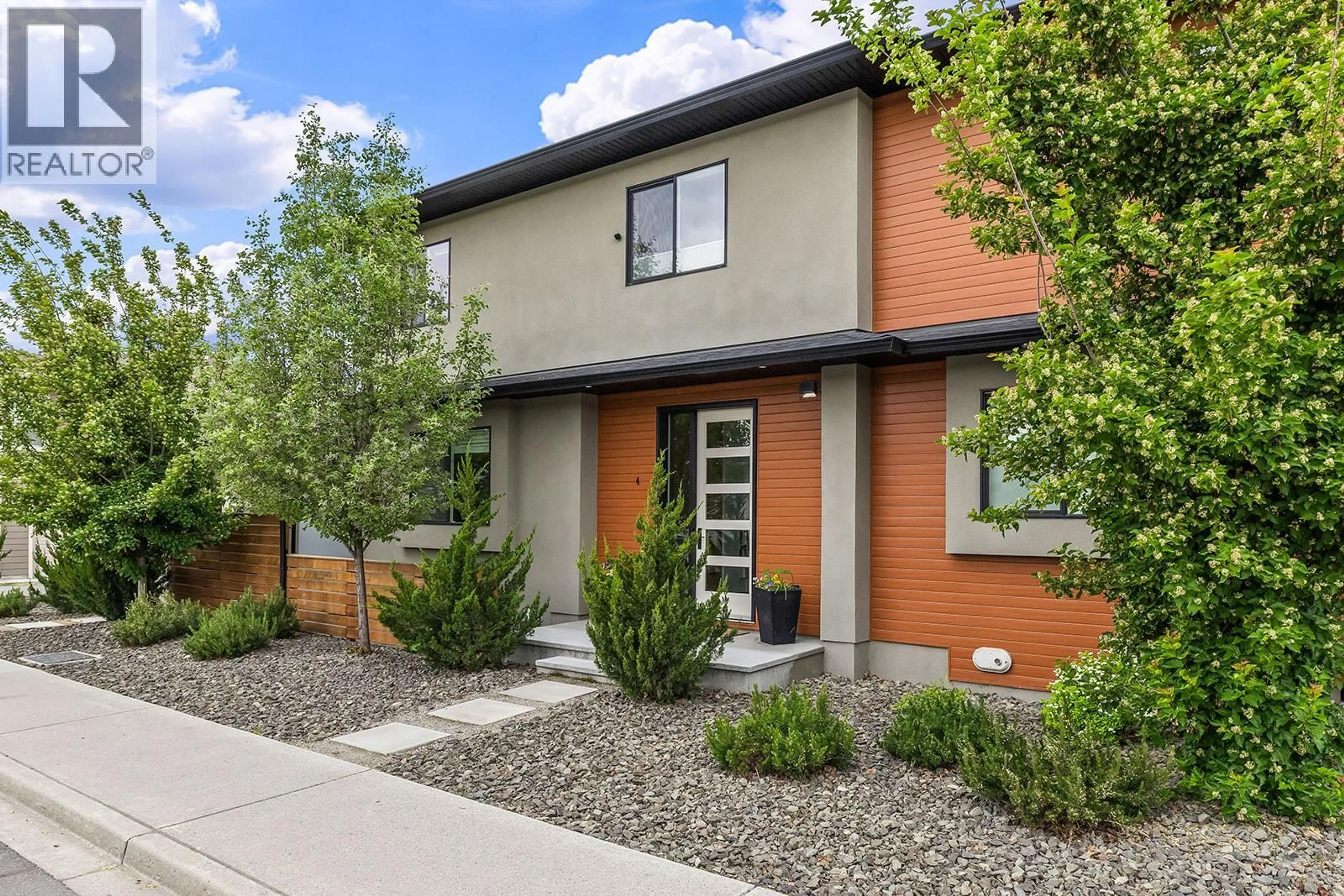Home with brick exterior material, street for 4 - 887 MORRISON AVENUE, Kelowna British Columbia V1Y5E6