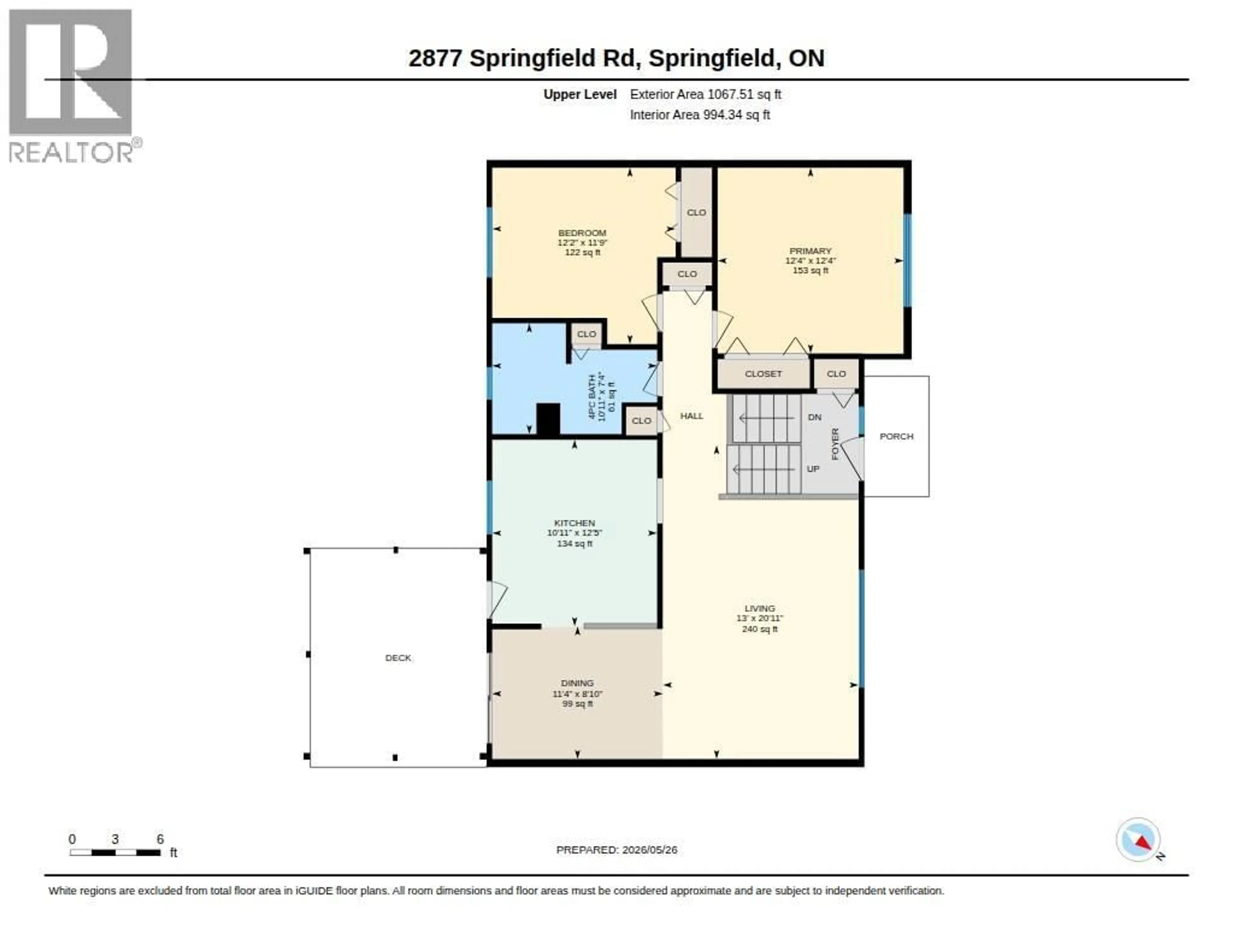 Floor plan for 2877 SPRINGFIELD ROAD, Kelowna British Columbia V1X4M5
