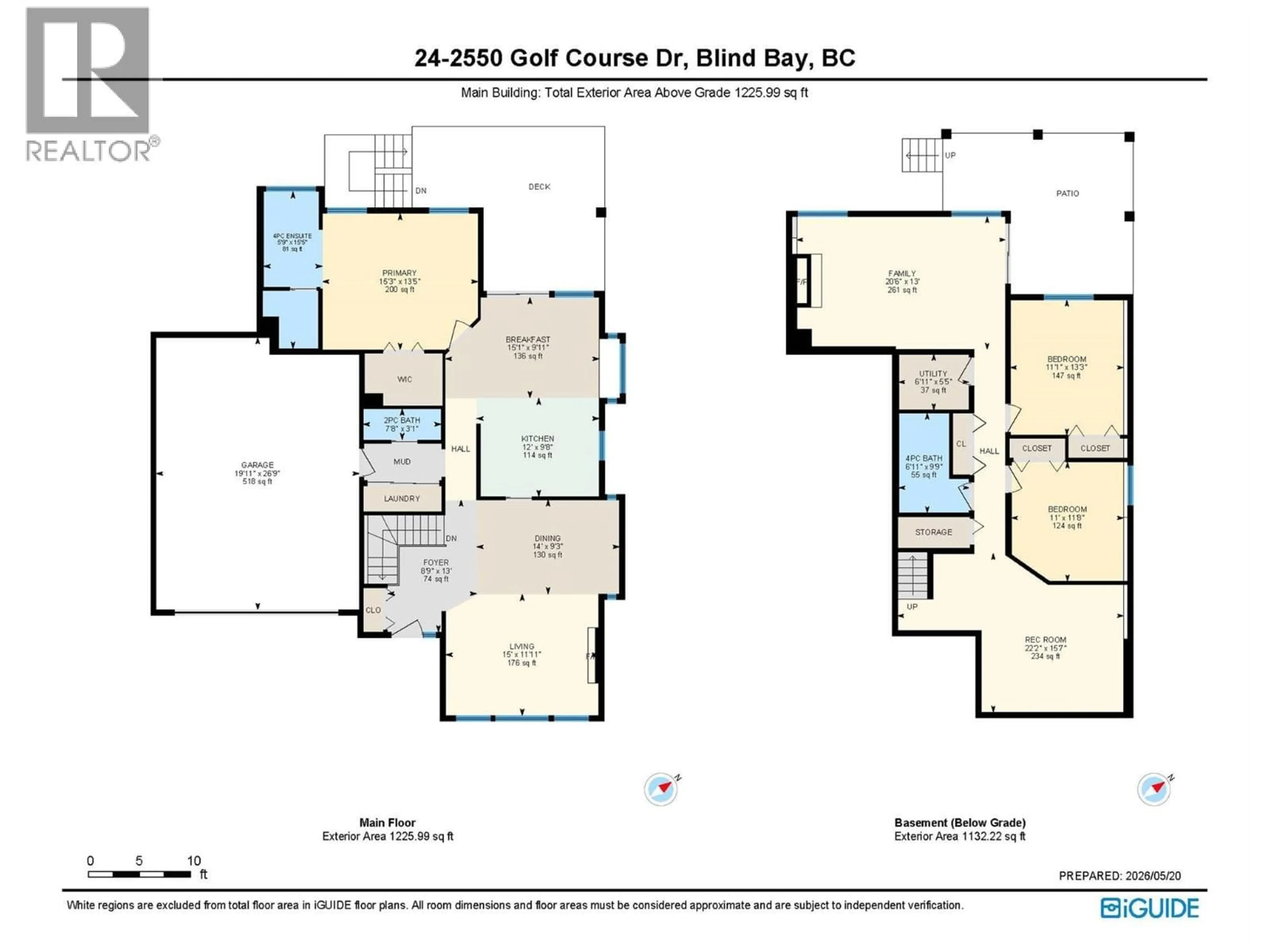 Floor plan for 24 - 2550 GOLF COURSE DRIVE, Blind Bay British Columbia V0E1H1