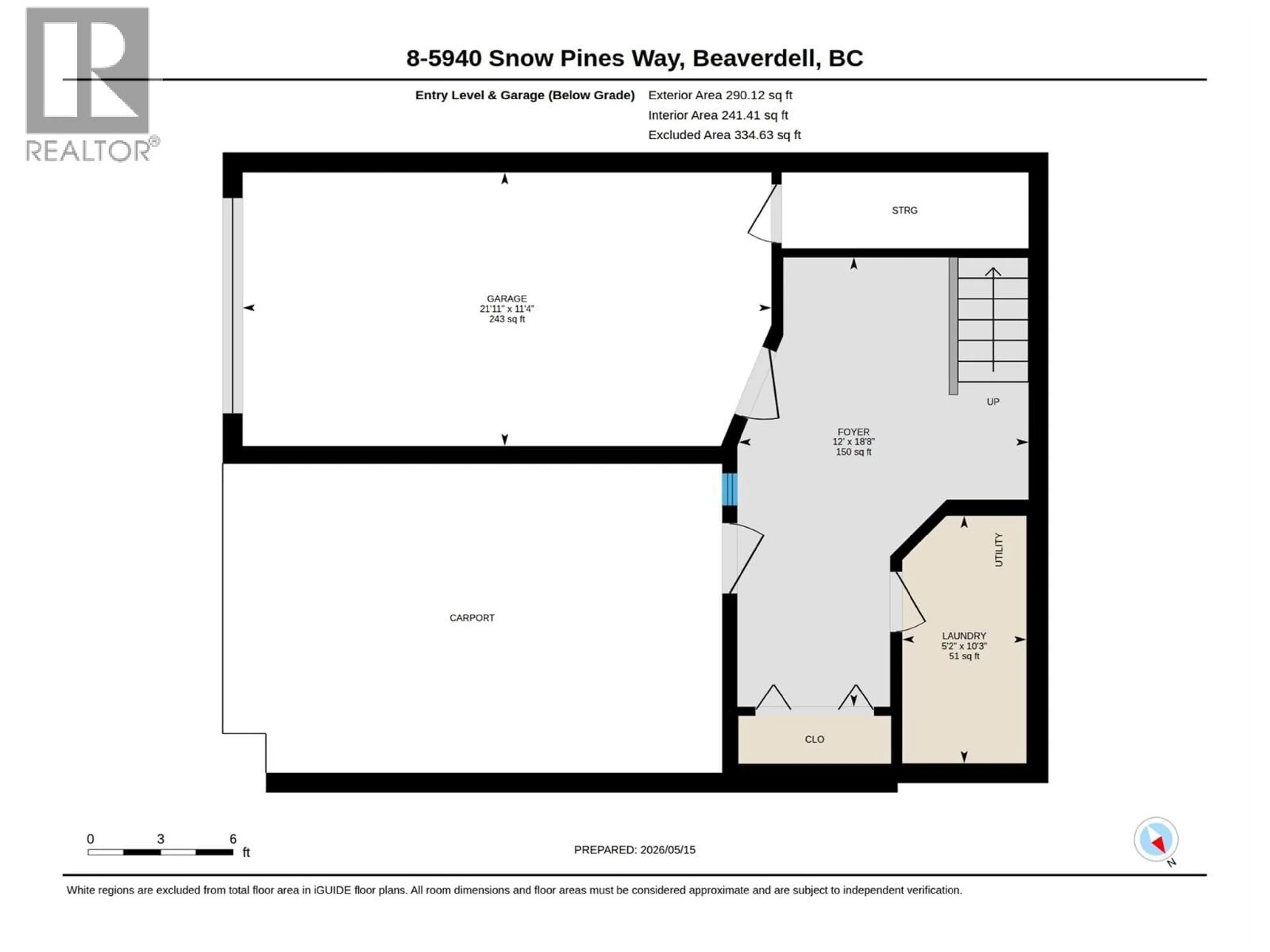 Floor plan for 8 - 5940 SNOW PINES WAY, Big White British Columbia V1P1P3