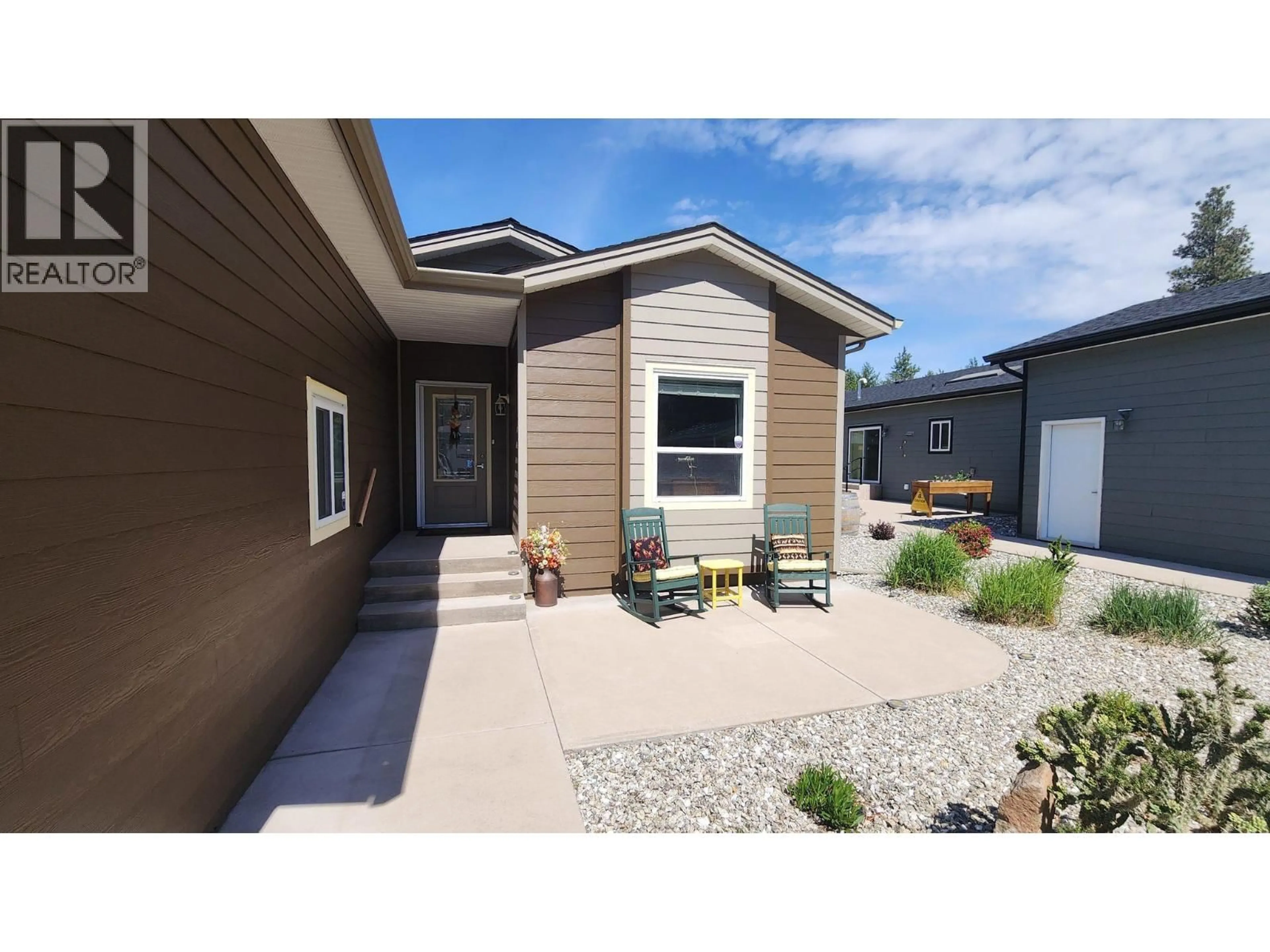 Home with vinyl exterior material, street for 108 - 8300 GALLAGHER LAKE FRONTAGE ROAD, Oliver British Columbia V0H1T2