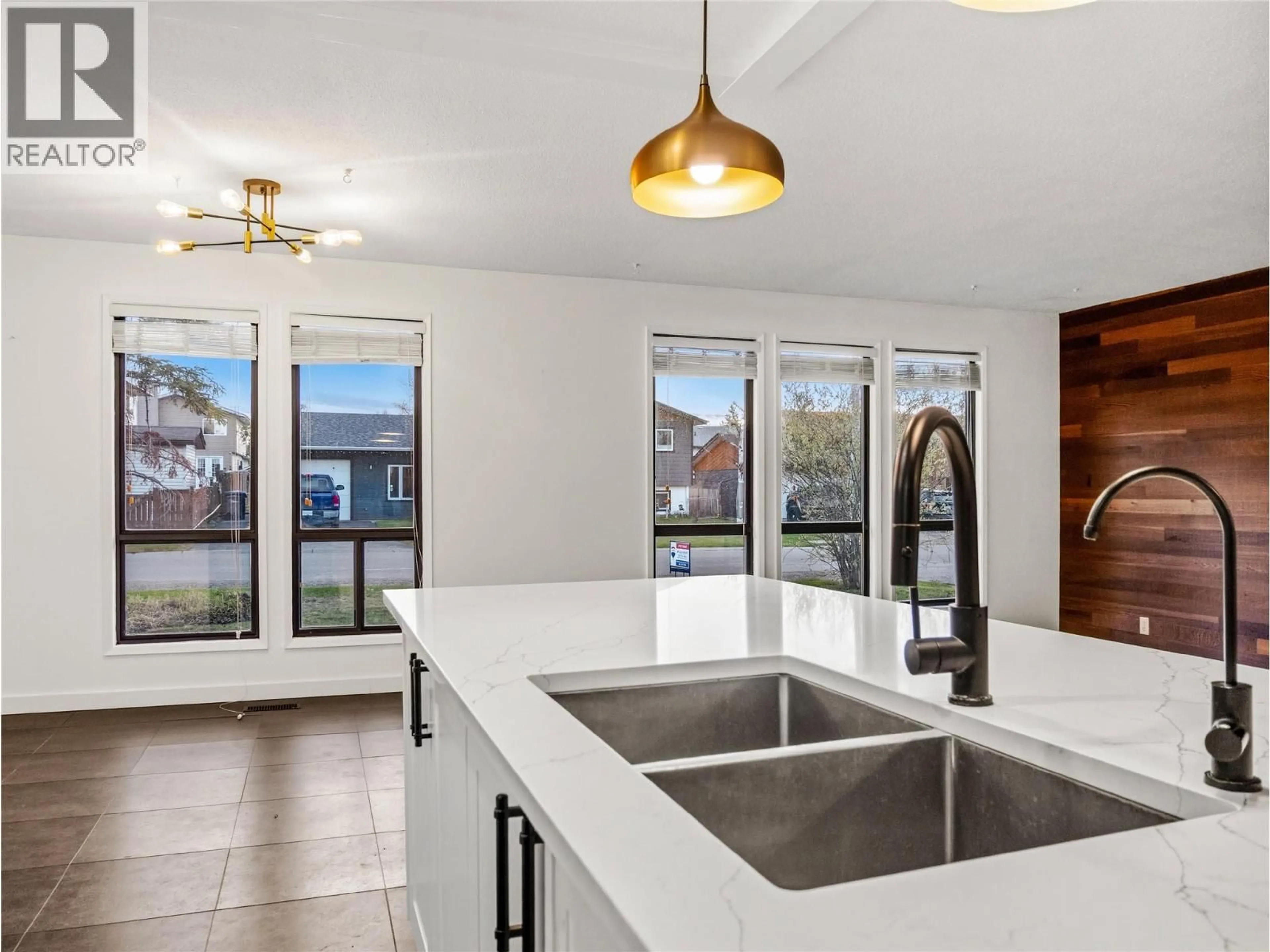 Open concept kitchen, ceramic/tile floor for 10728 18 STREET, Dawson Creek British Columbia V1G4E2