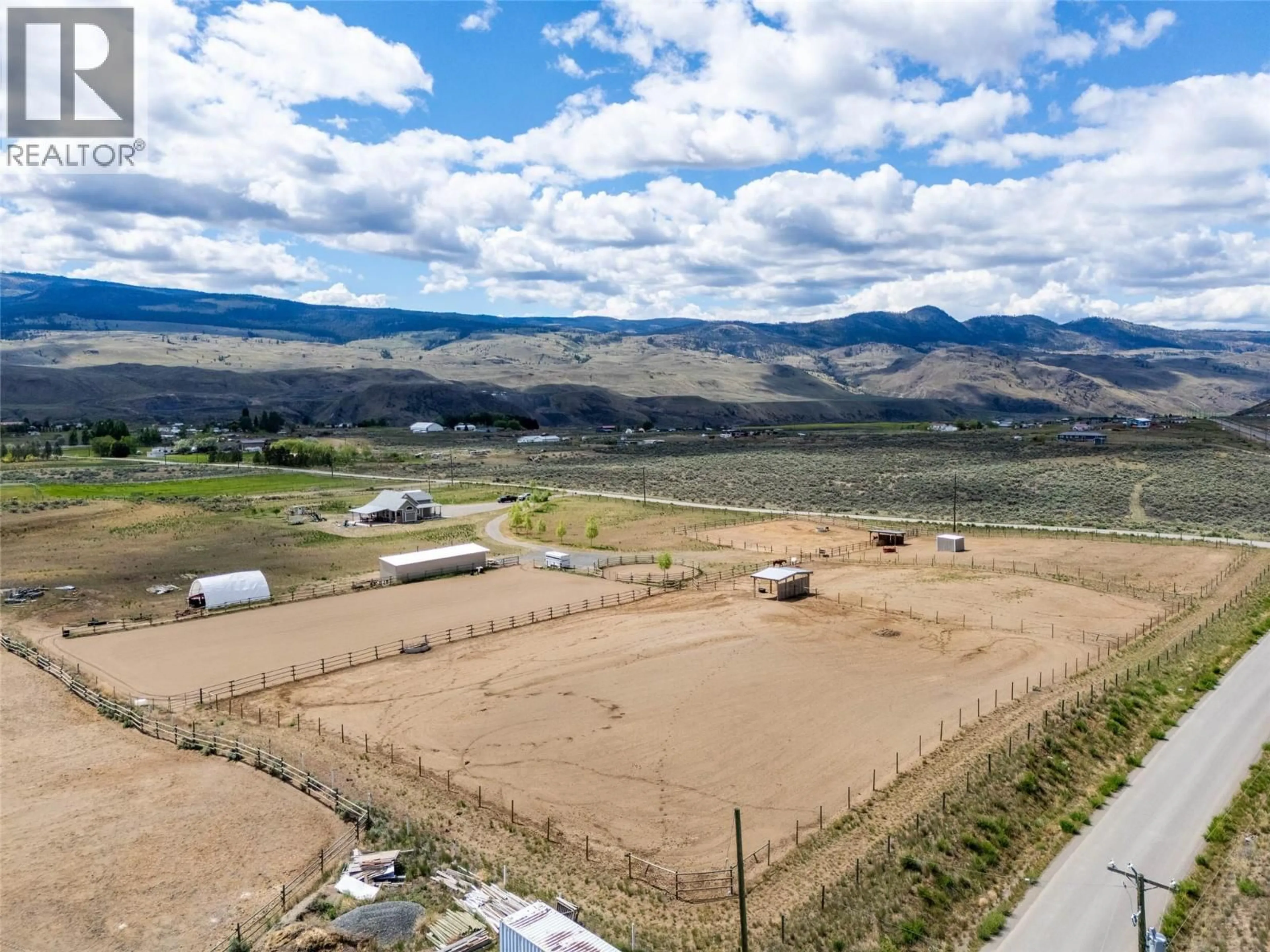 A pic from outside/outdoor area/front of a property/back of a property/a pic from drone, mountain view for 1480 THOMPSON RIVER DRIVE, Kamloops British Columbia V0K2J0