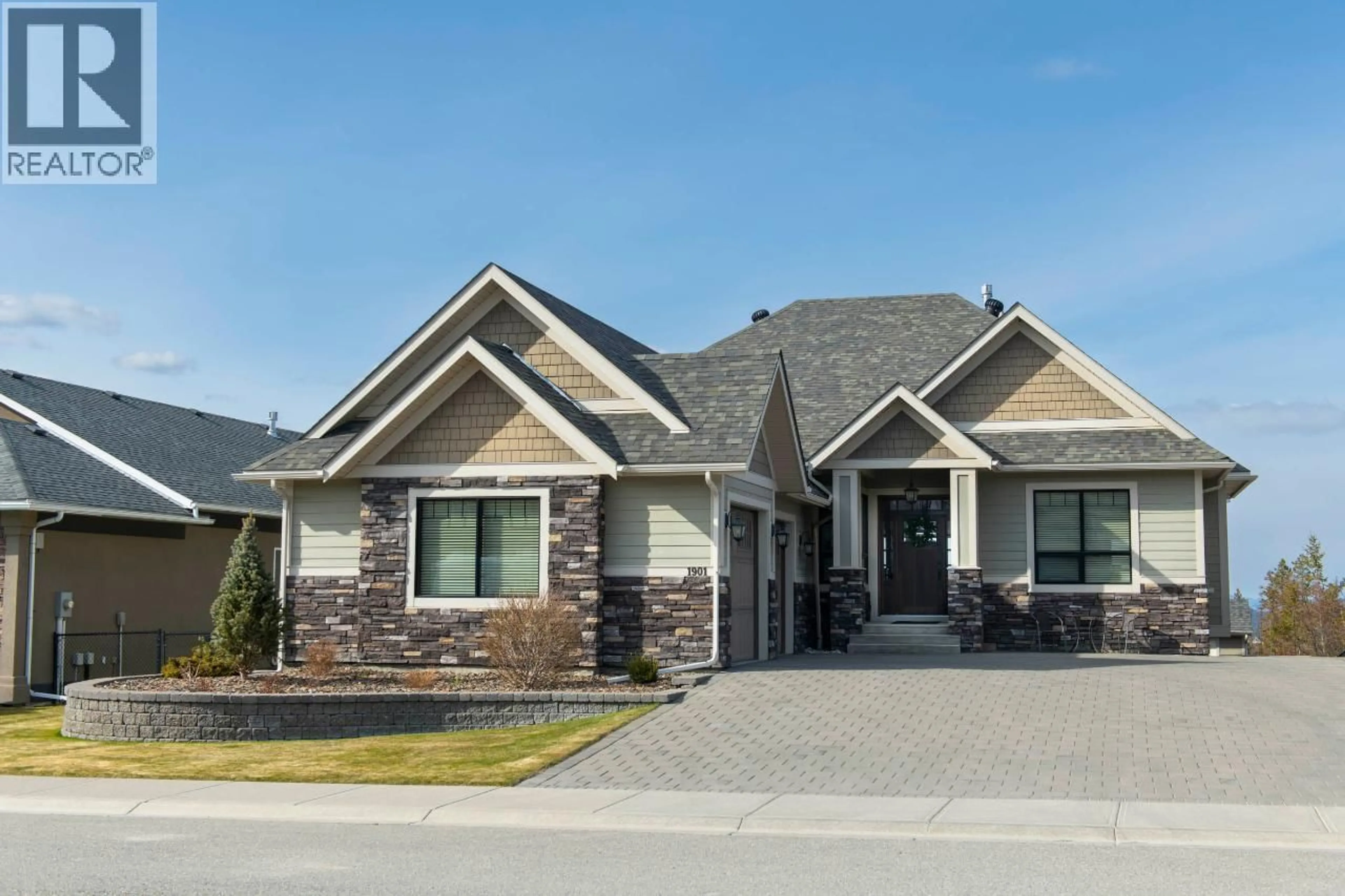 Home with brick exterior material, street for 1901 16TH STREET SOUTH, Cranbrook British Columbia V1C0C3