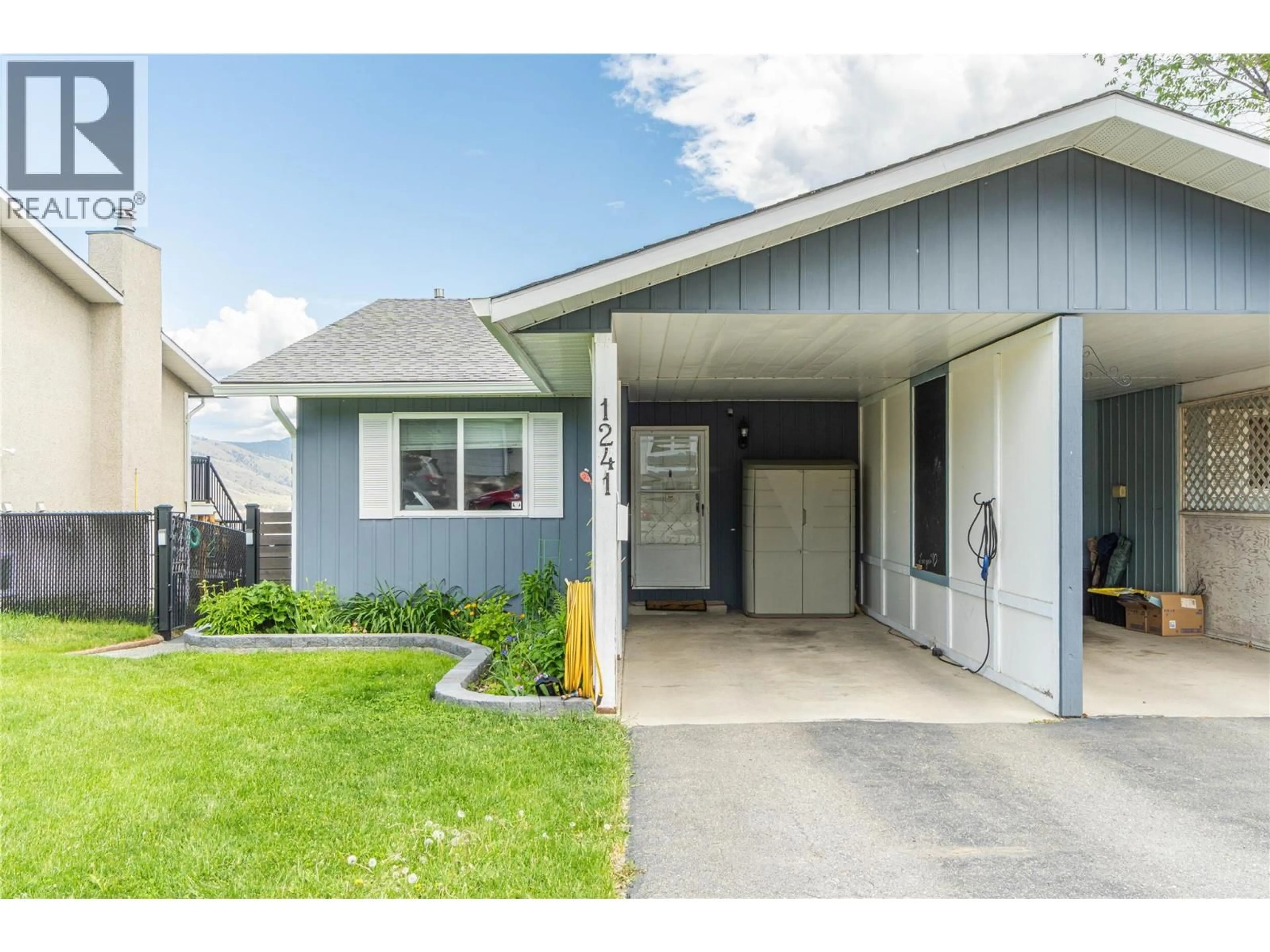 Home with vinyl exterior material, street for 1241 MONASHEE COURT, Kamloops British Columbia V2C6B4