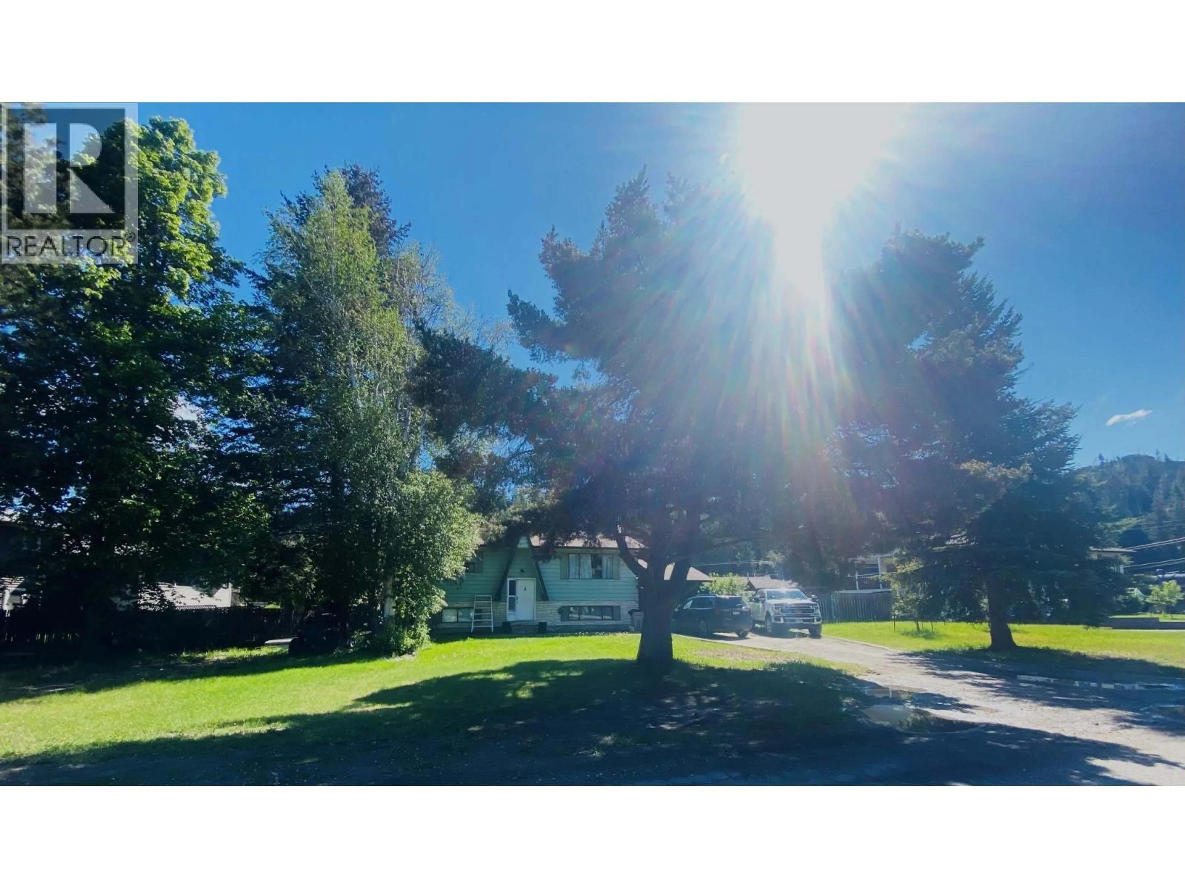 A pic from outside/outdoor area/front of a property/back of a property/a pic from drone, forest/trees view for 4686 SPRUCE CRESCENT, Barriere British Columbia V0E1E0