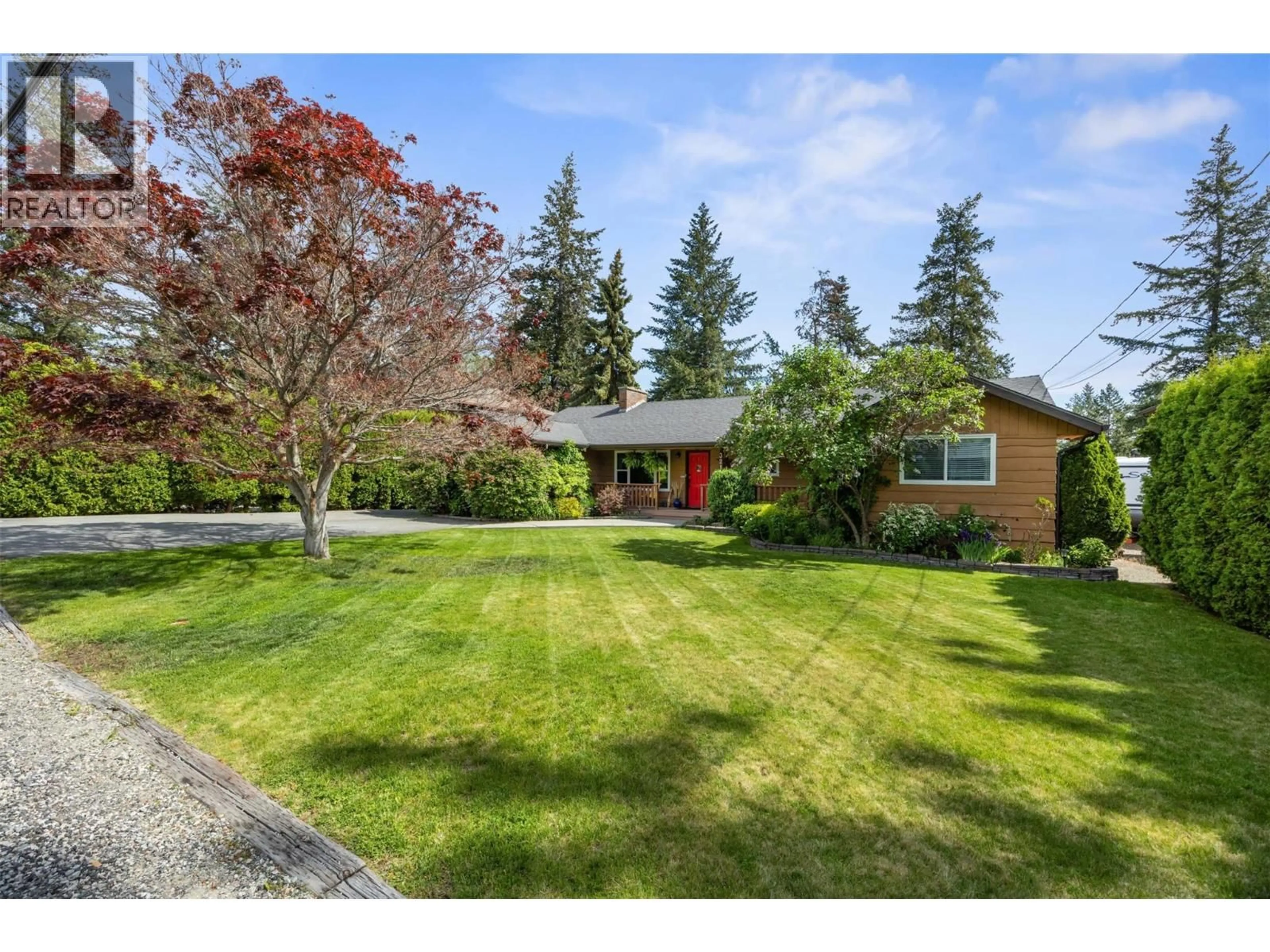 A pic from outside/outdoor area/front of a property/back of a property/a pic from drone, street for 3217 WEBBER ROAD, West Kelowna British Columbia V4T1E9