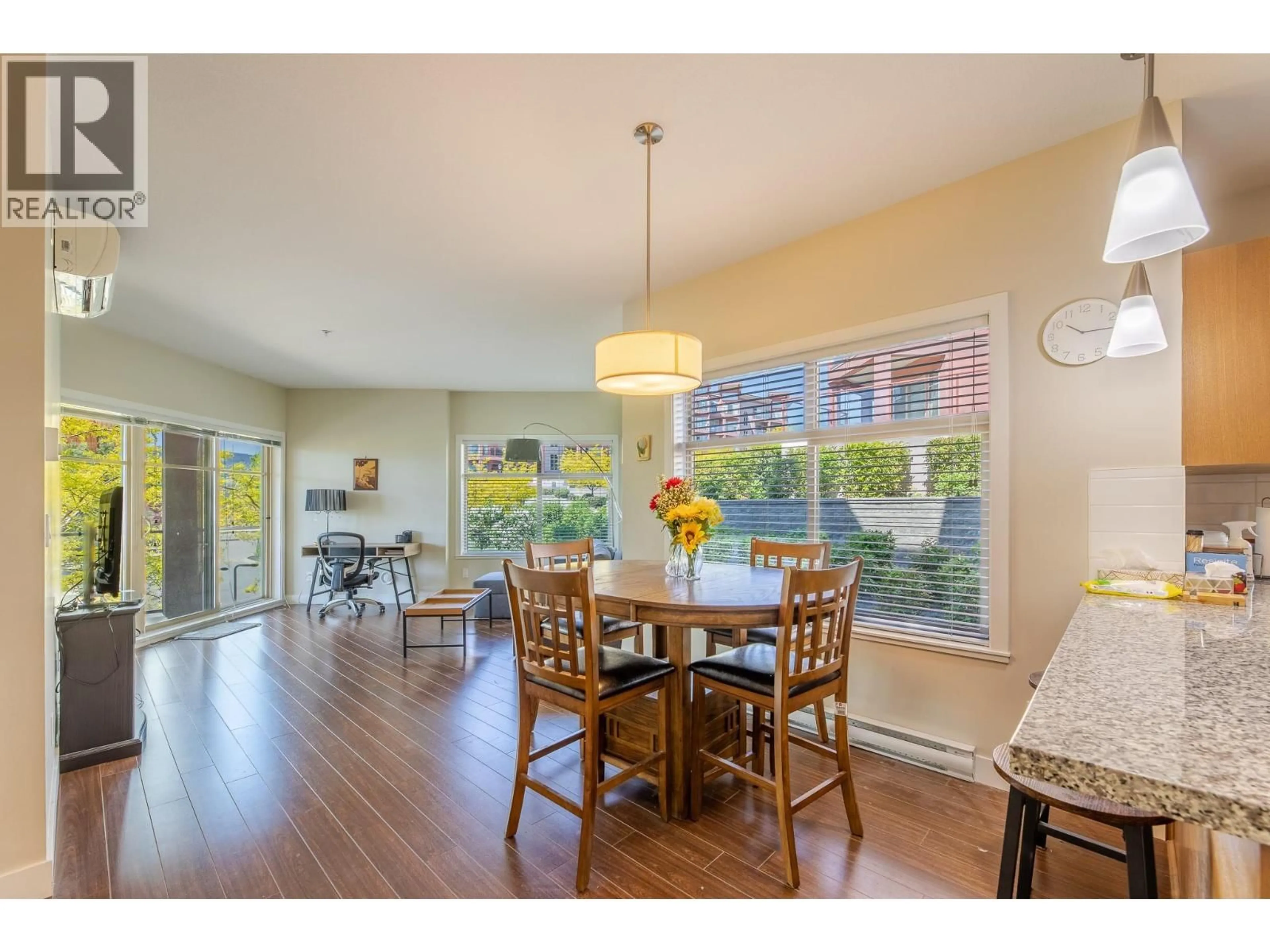 Dining room, wood/laminate floor for 310 - 3205 SKYVIEW LANE, West Kelowna British Columbia V4T1S4