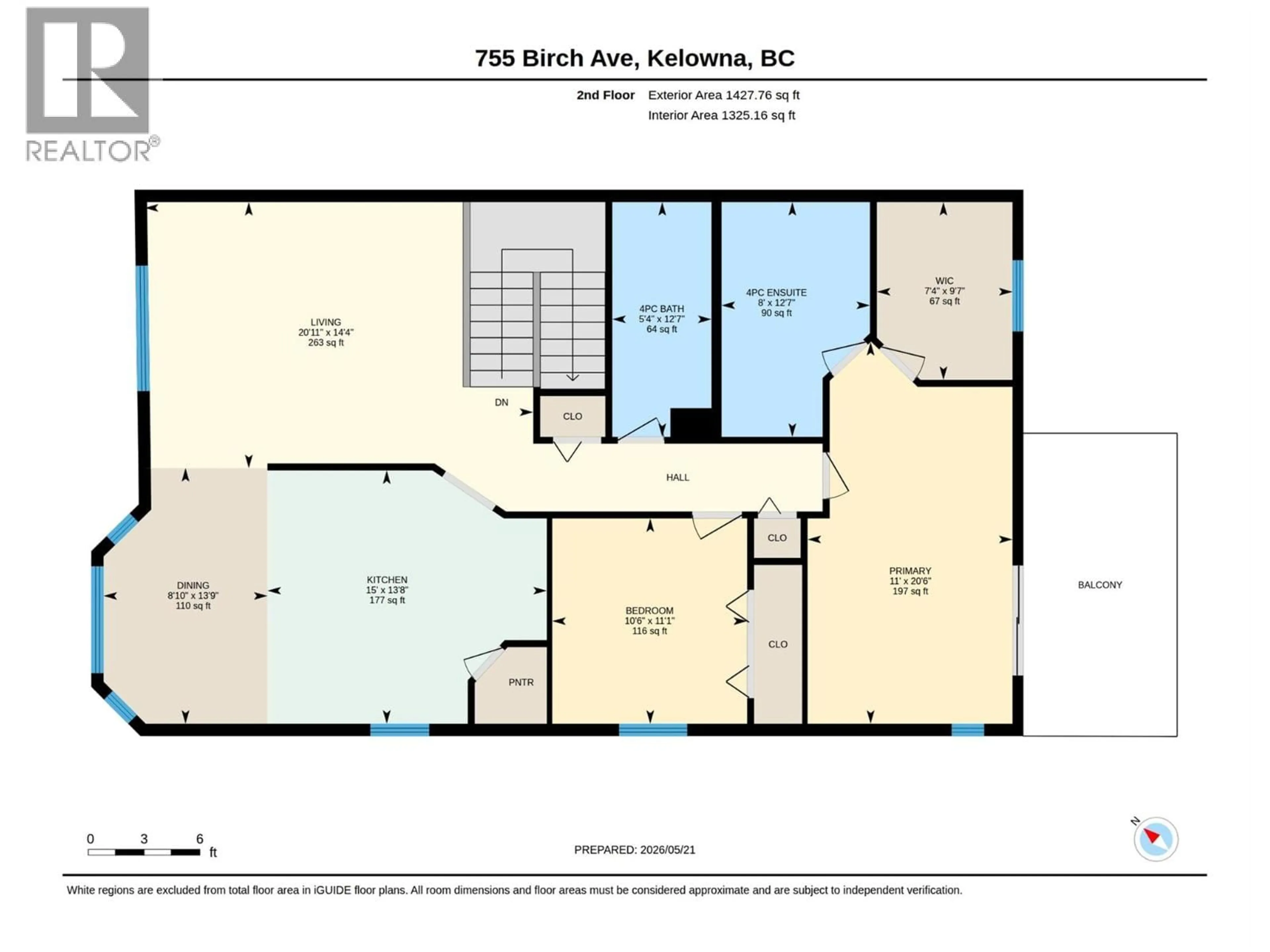 Floor plan for 755 BIRCH AVENUE, Kelowna British Columbia V1Y5H3