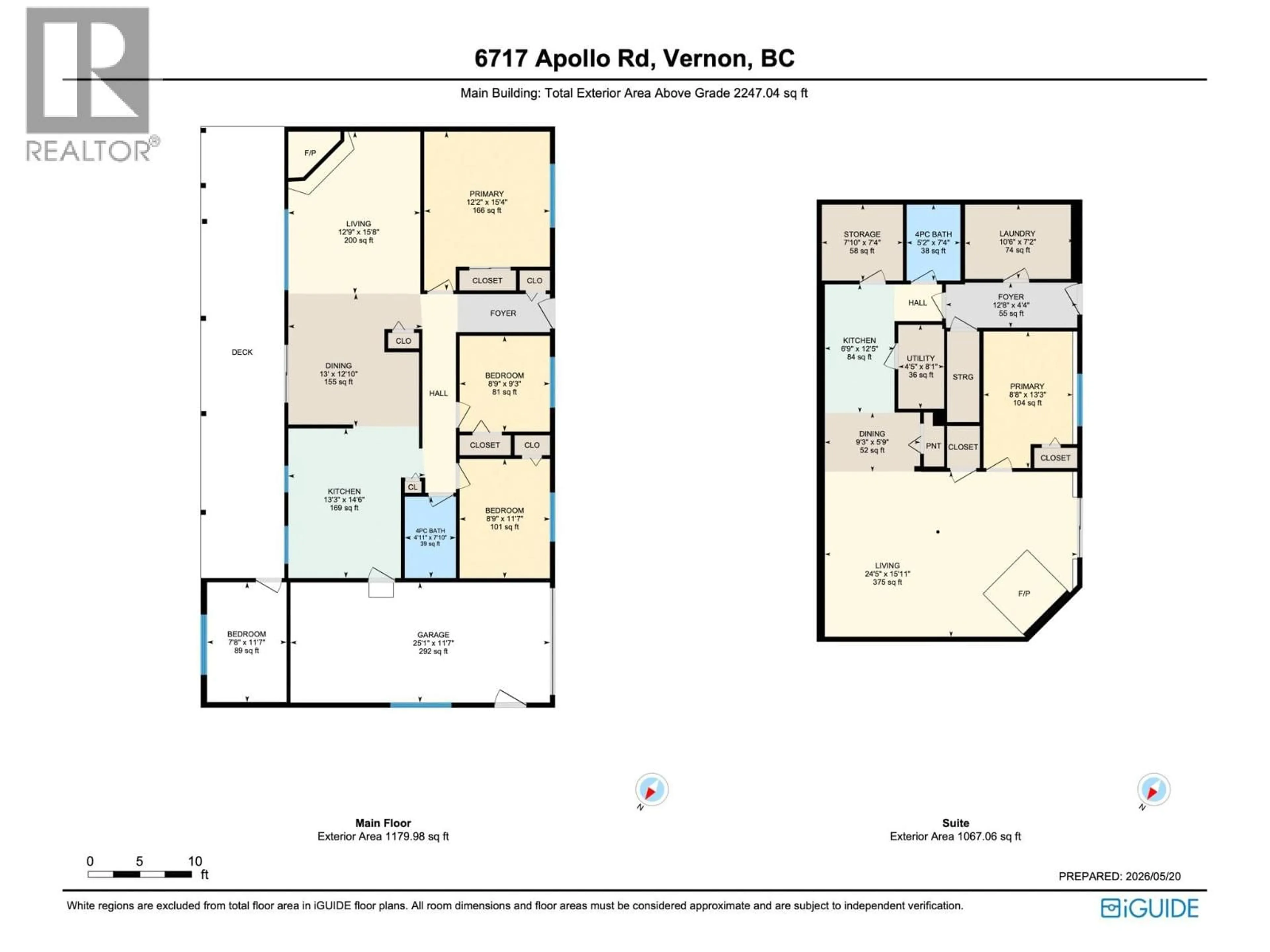 Floor plan for 6717 APOLLO ROAD, Vernon British Columbia V1H1J3