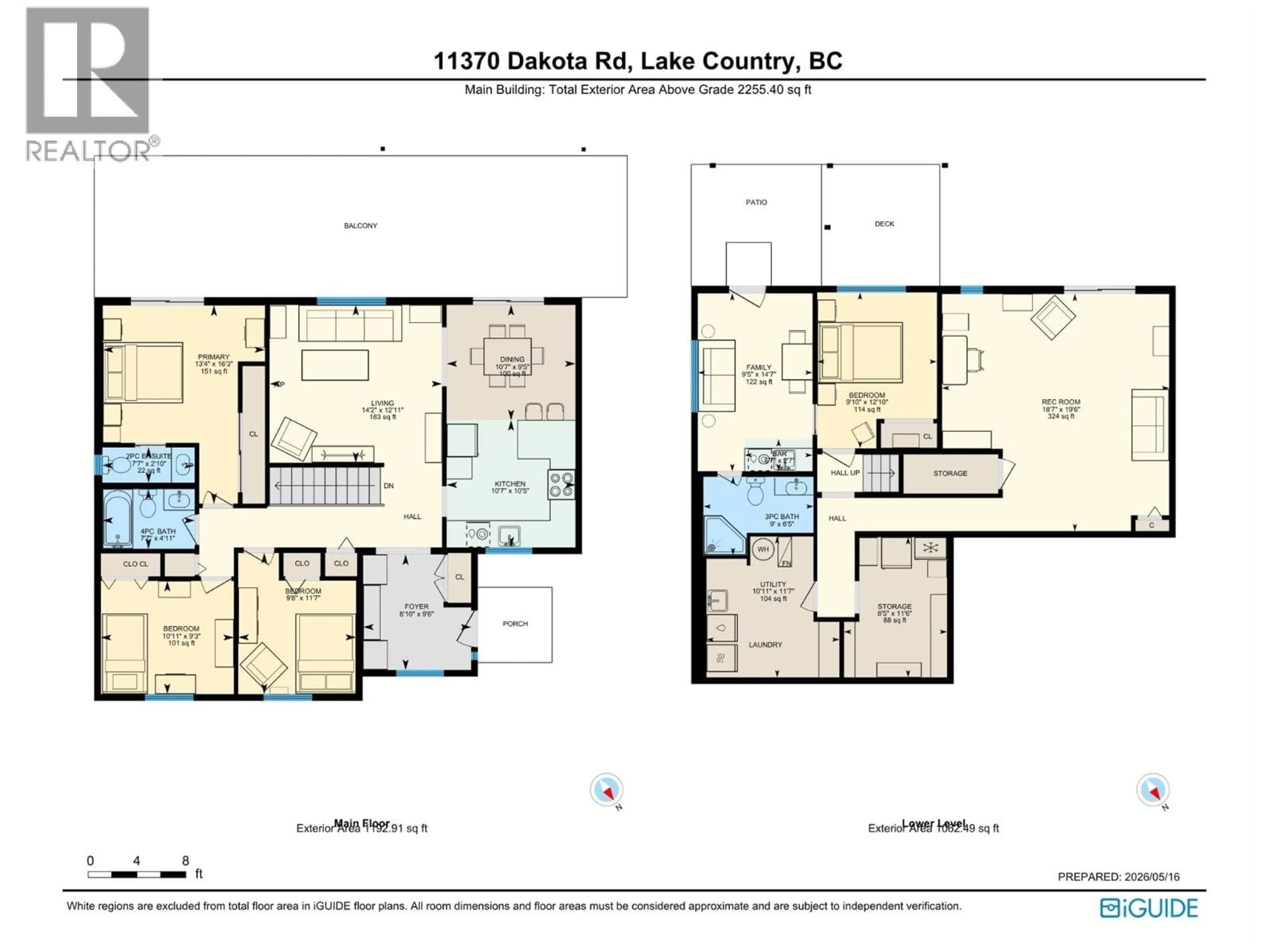 Floor plan for 11370 DAKOTA ROAD, Kelowna British Columbia V4V1X1