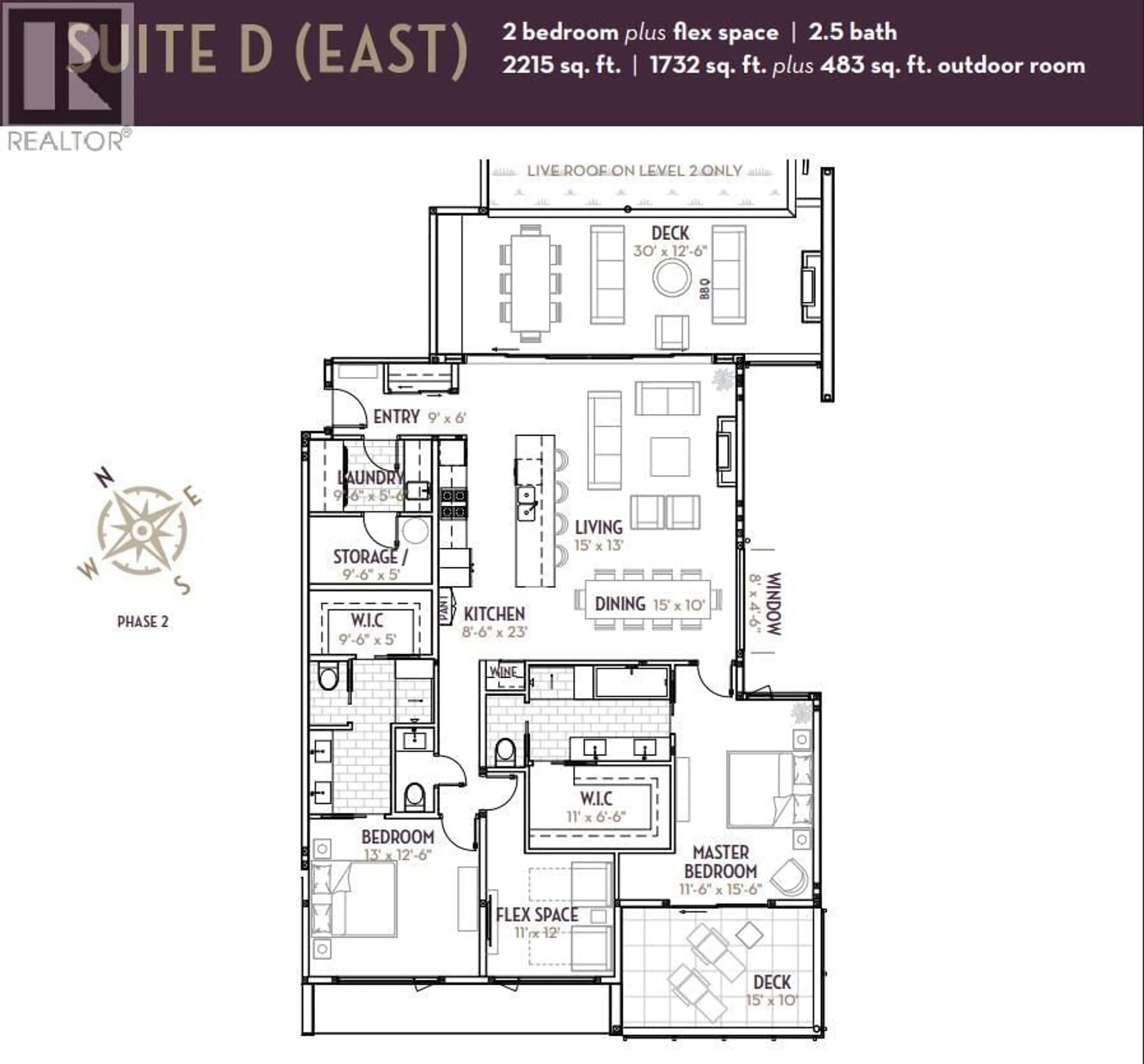 Floor plan for 3305 - 3000 ARIVA DRIVE, West Kelowna British Columbia V1Z0B3