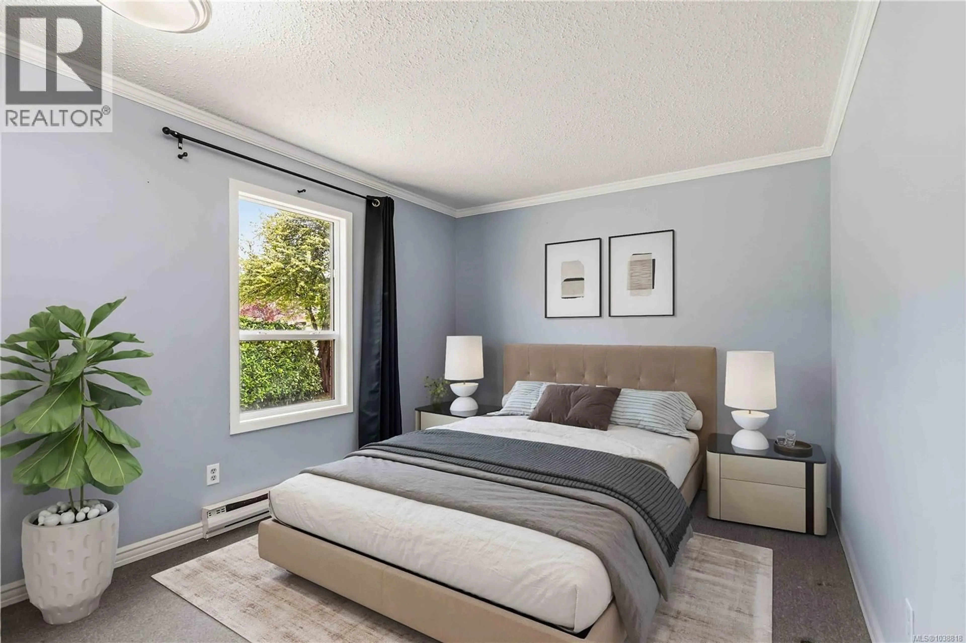 Bedroom with bed, unknown for 217 - 900 TOLMIE AVENUE, Saanich British Columbia V8X3W6