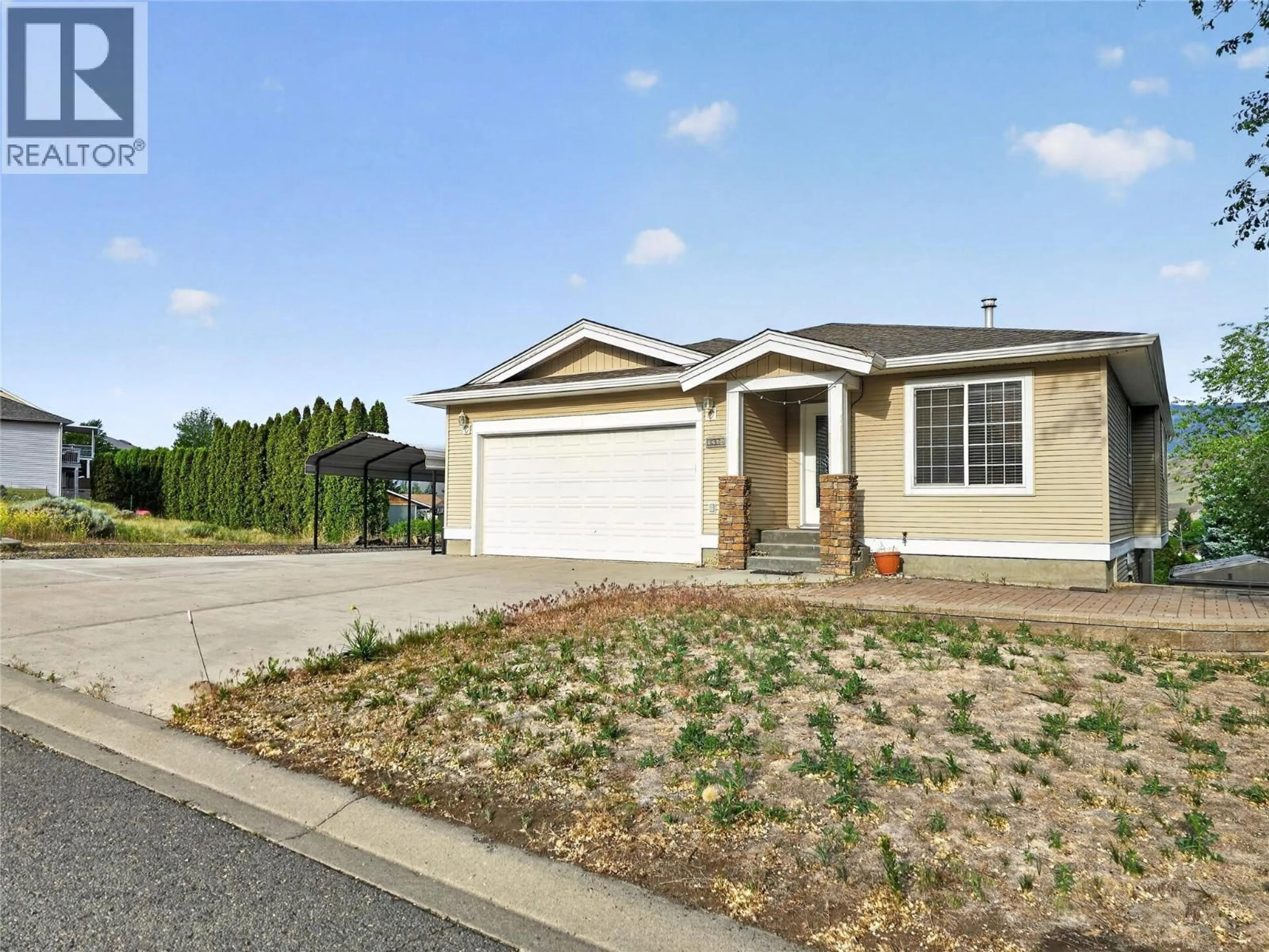 Home with vinyl exterior material, street for 1204 VISTA HEIGHTS DRIVE, Ashcroft British Columbia V0K1A0