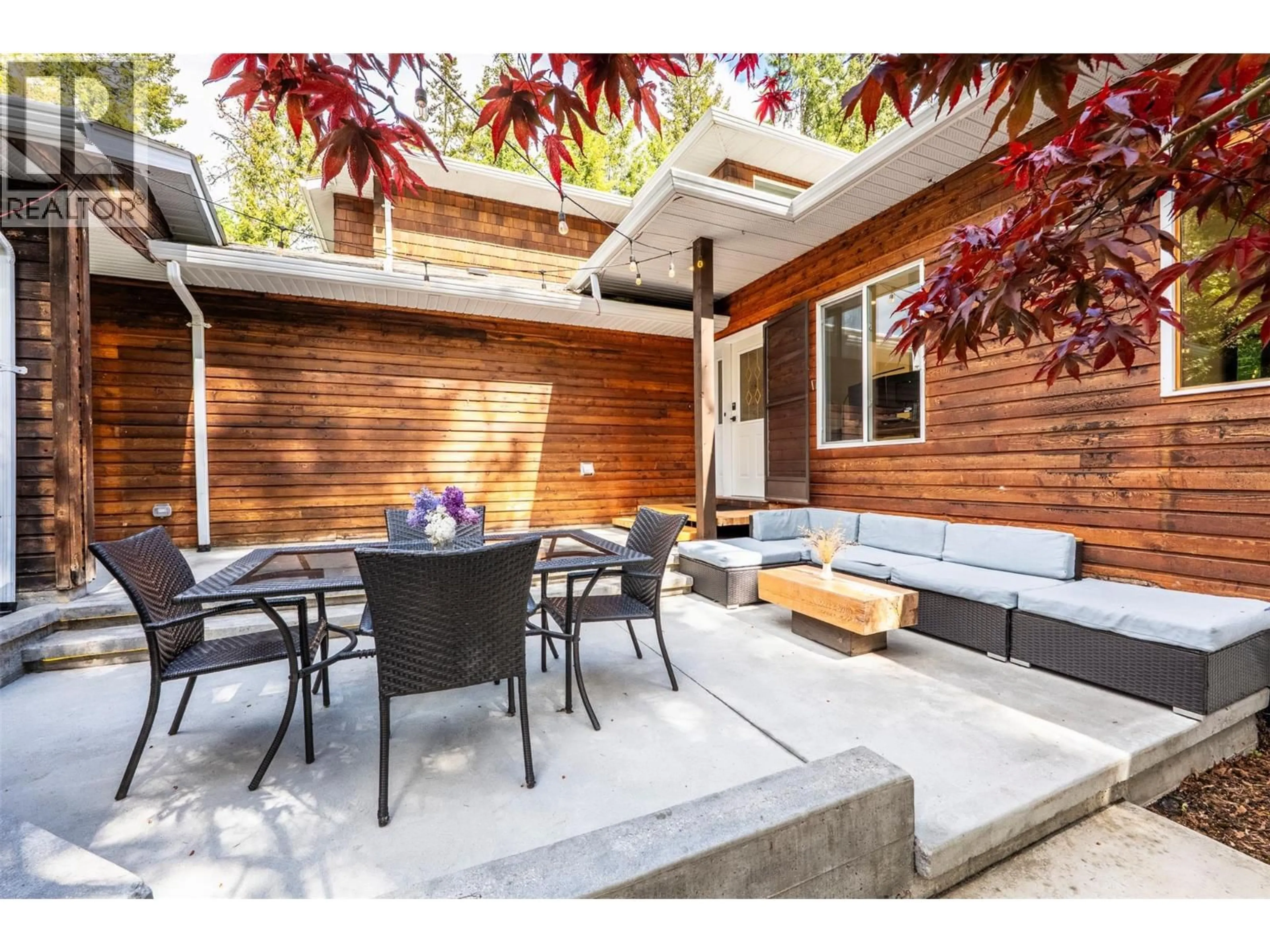 Patio, street for 4310 VIEW RIDGE ROAD, Bonnington British Columbia V0G2G3