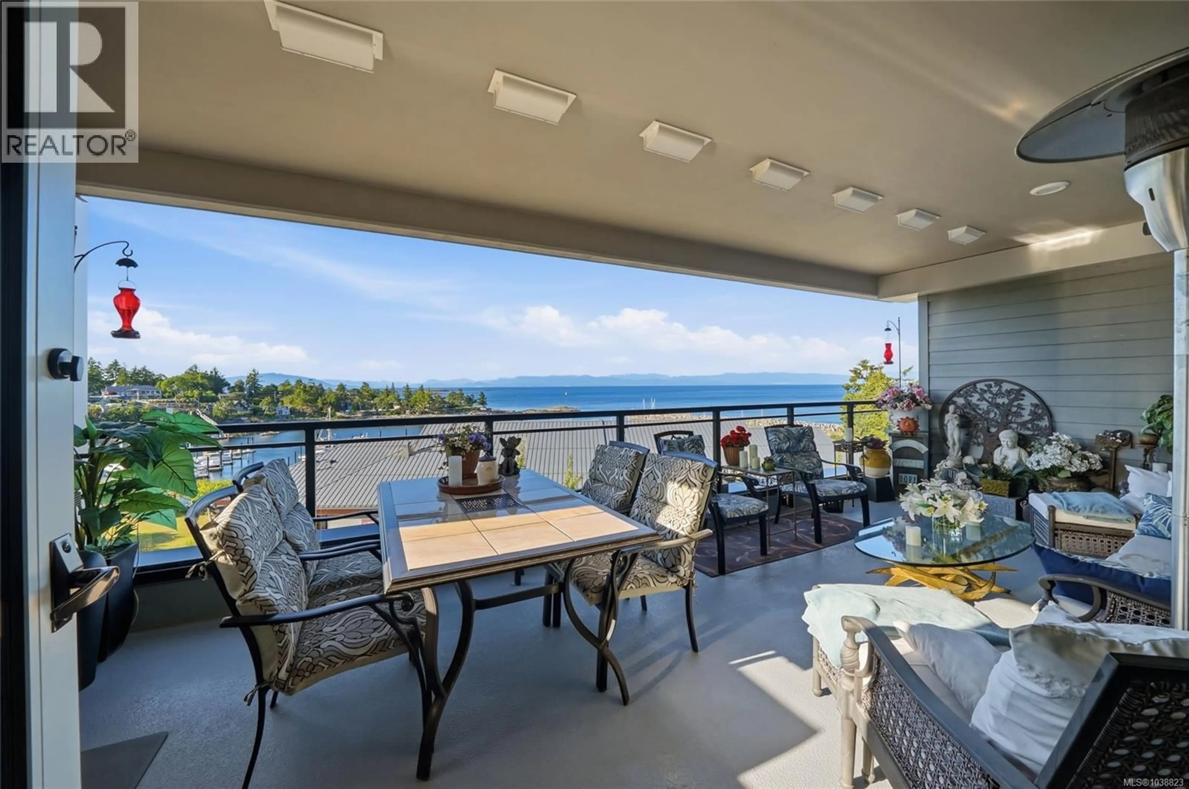 Patio, water/lake/river/ocean view for 502 - 3529 DOLPHIN DRIVE, Nanoose Bay British Columbia V9P9J7