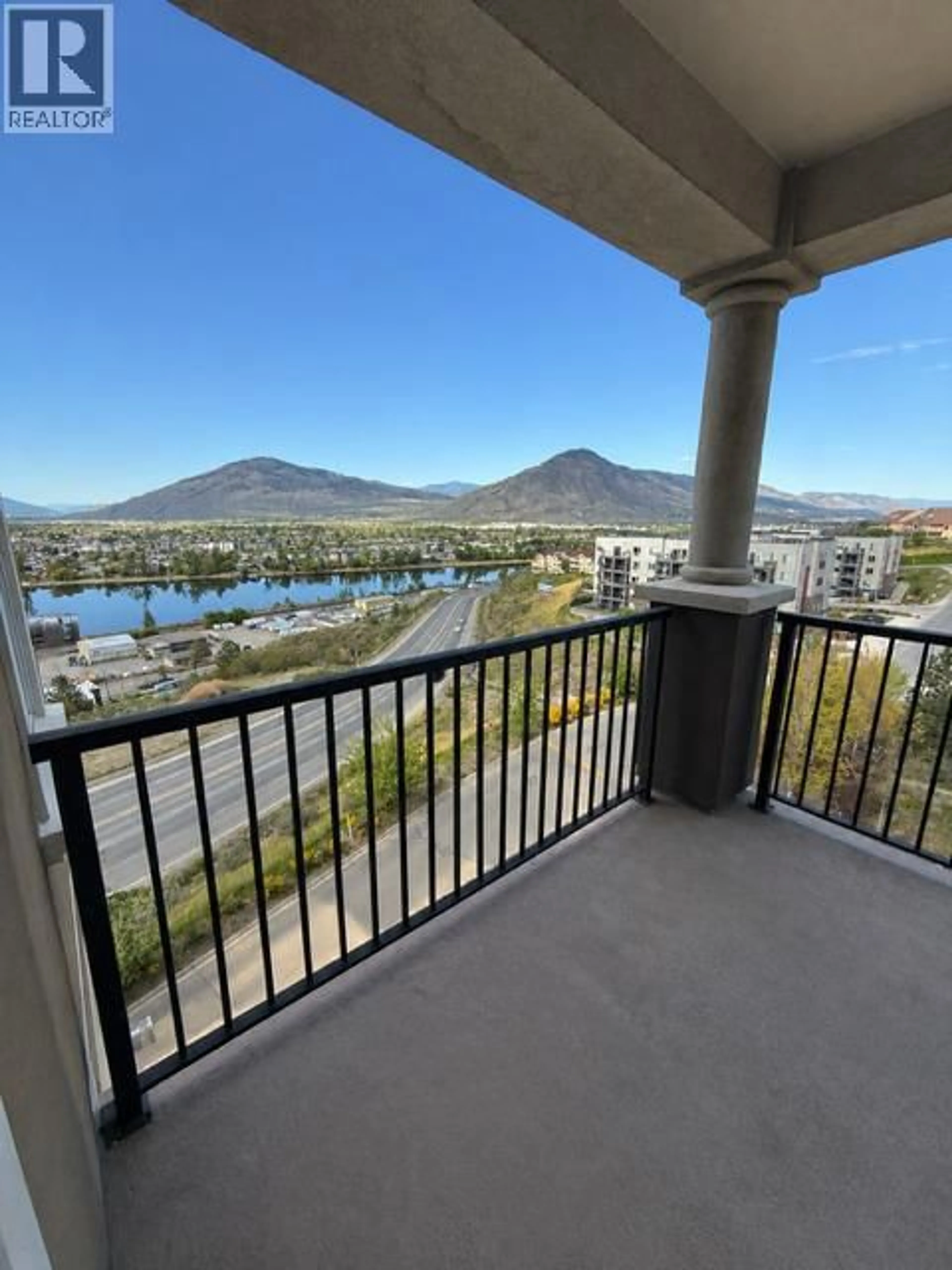 Balcony in the apartment, water/lake/river/ocean view for 503 - 975 VICTORIA STREET WEST, Kamloops British Columbia V2C0C2
