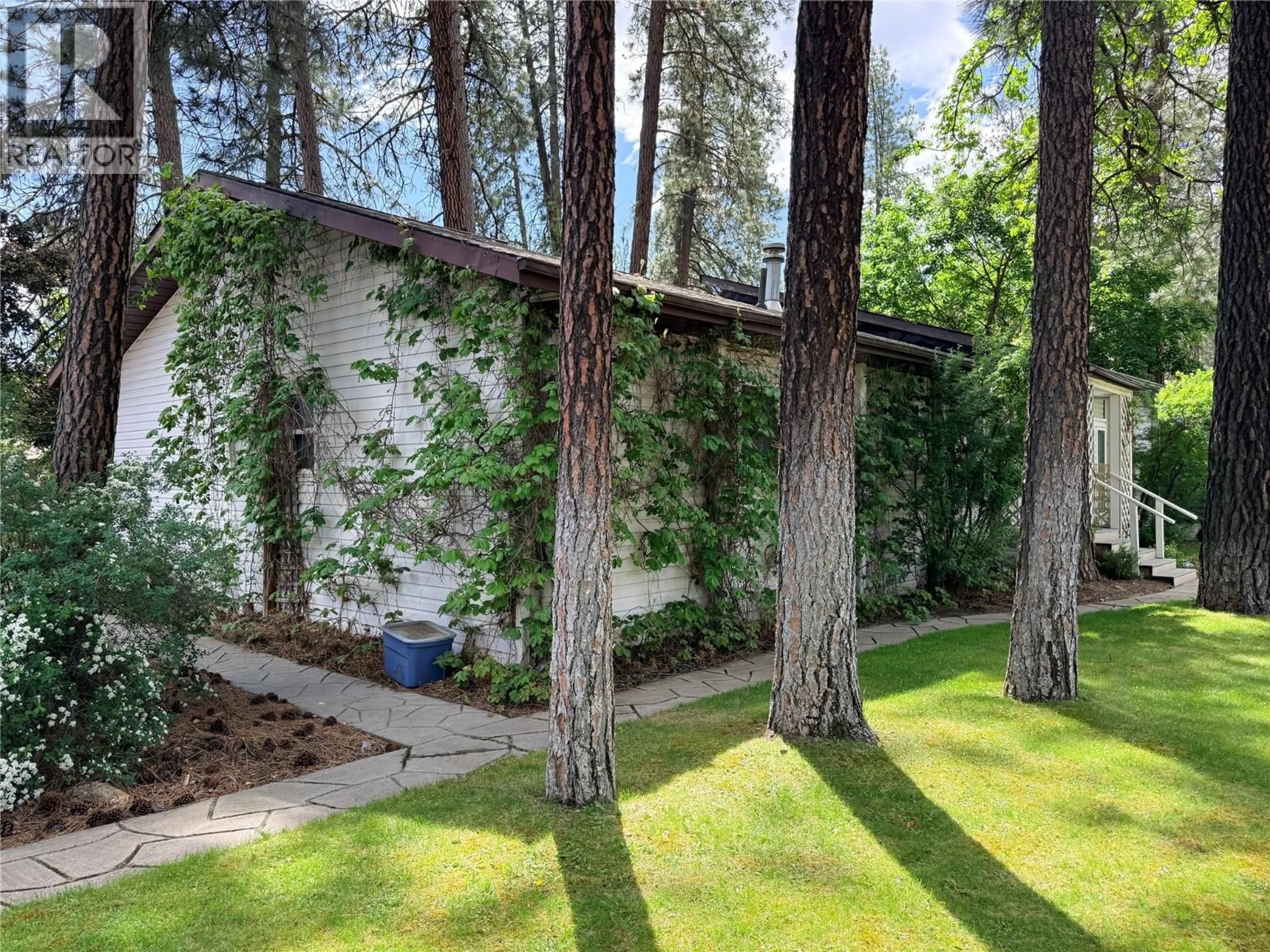A pic from outside/outdoor area/front of a property/back of a property/a pic from drone, forest/trees view for 6240 VINE ROAD, Grand Forks British Columbia V0H1H4
