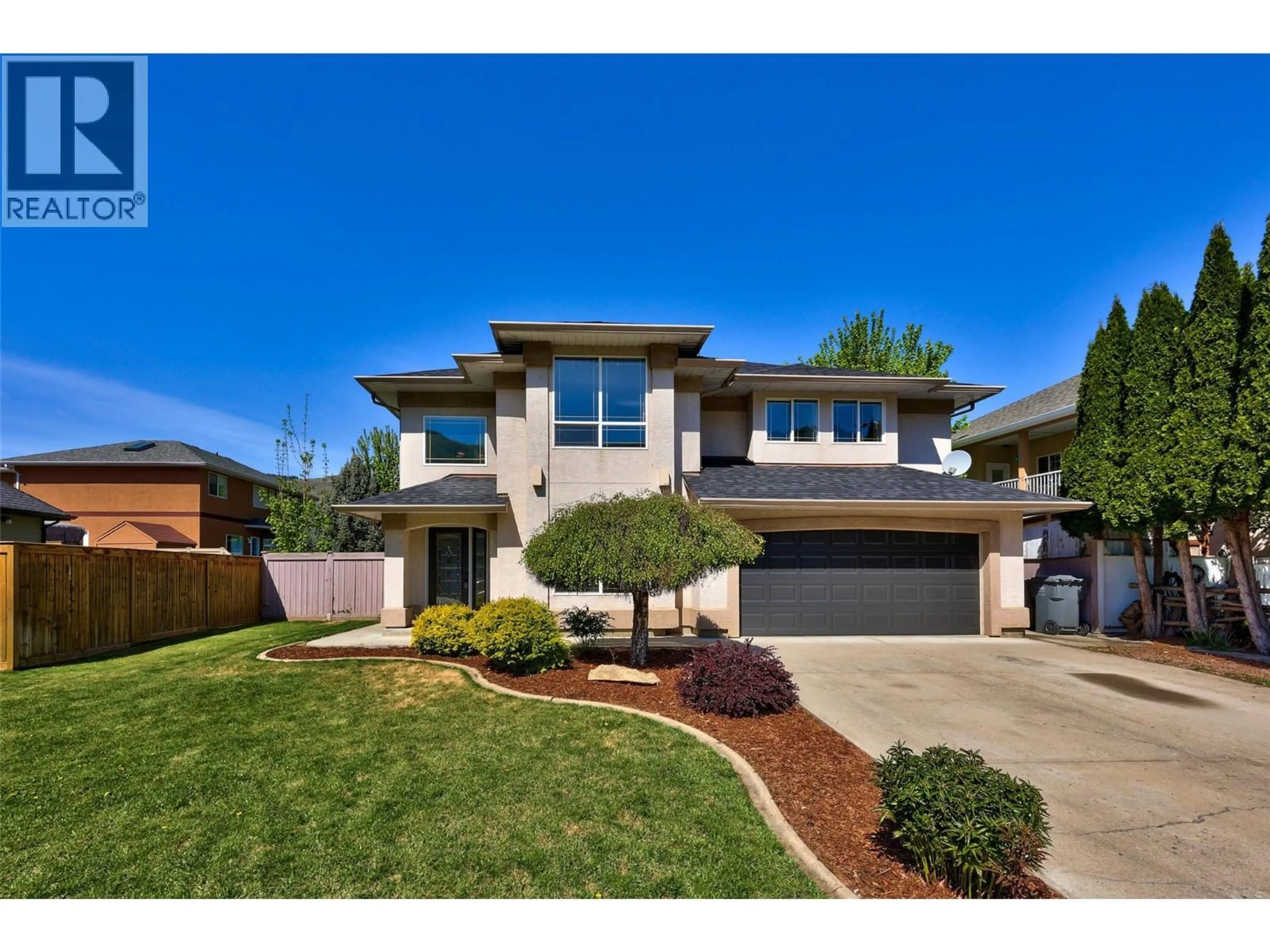 Home with brick exterior material, street for 3702 OVERLANDER DRIVE, Kamloops British Columbia V2B8M4