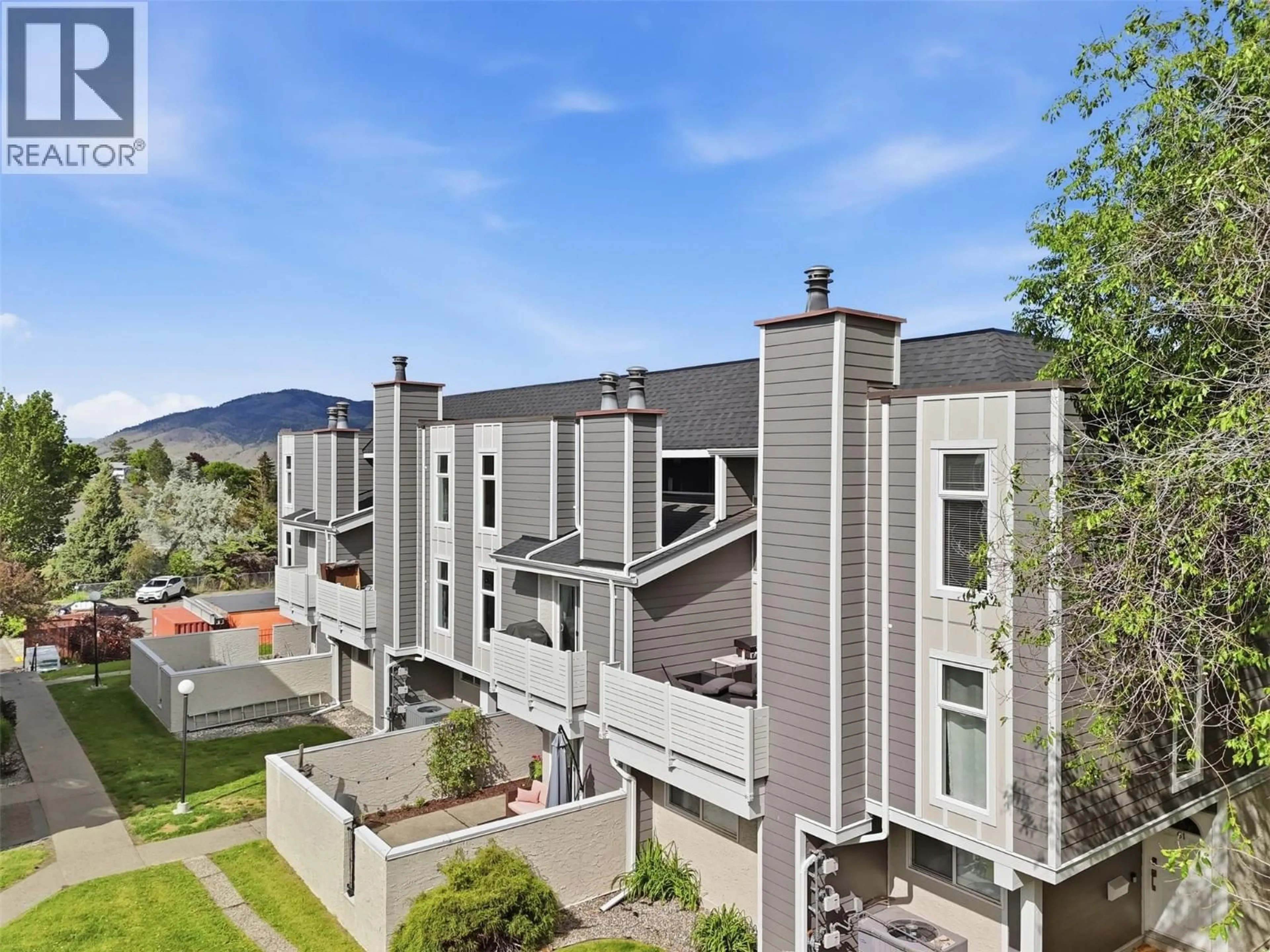 A pic from outside/outdoor area/front of a property/back of a property/a pic from drone, mountain view for 60 - 1435 SUMMIT DRIVE, Kamloops British Columbia V2E1S4