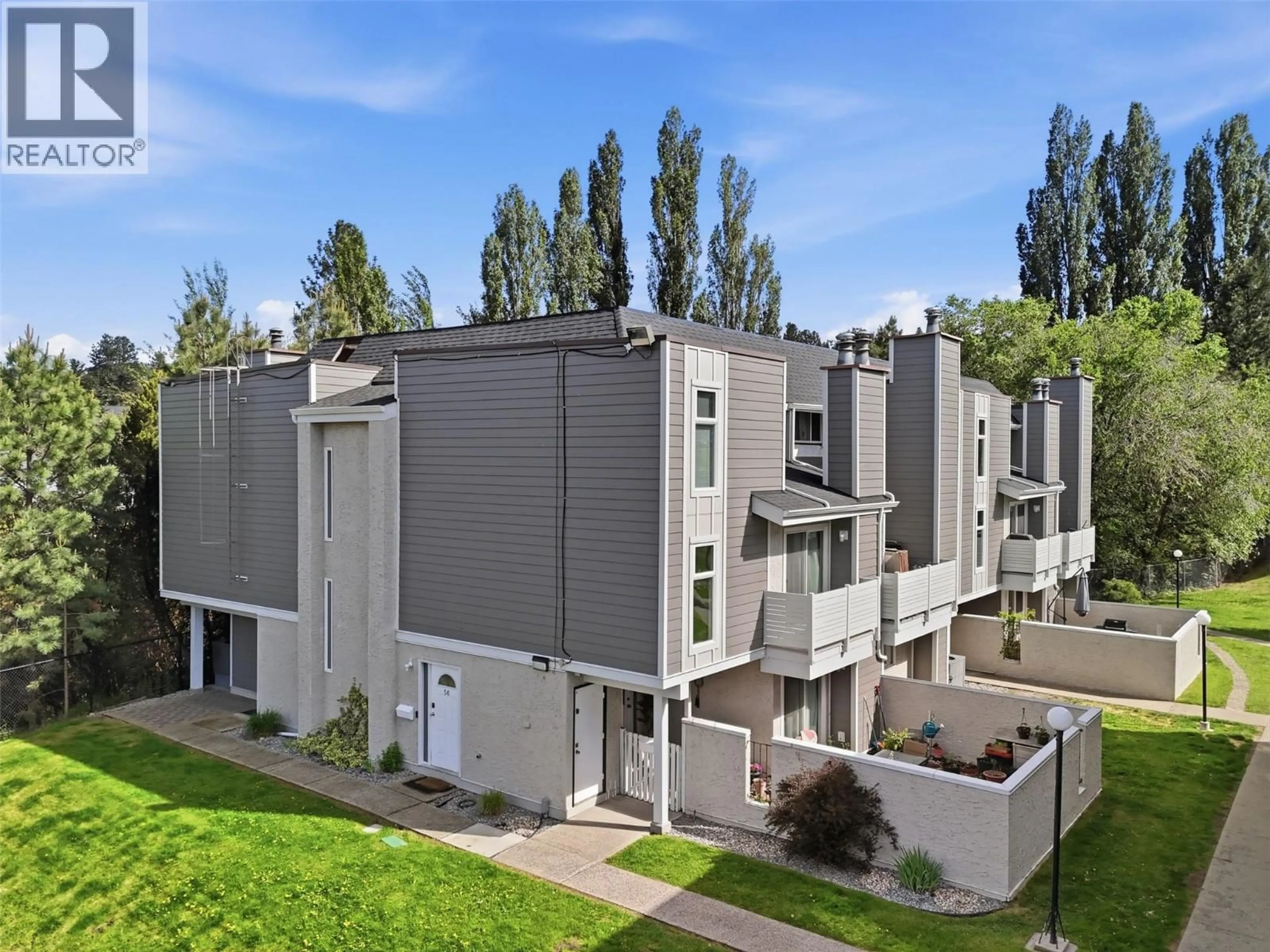 A pic from outside/outdoor area/front of a property/back of a property/a pic from drone, unknown for 60 - 1435 SUMMIT DRIVE, Kamloops British Columbia V2E1S4