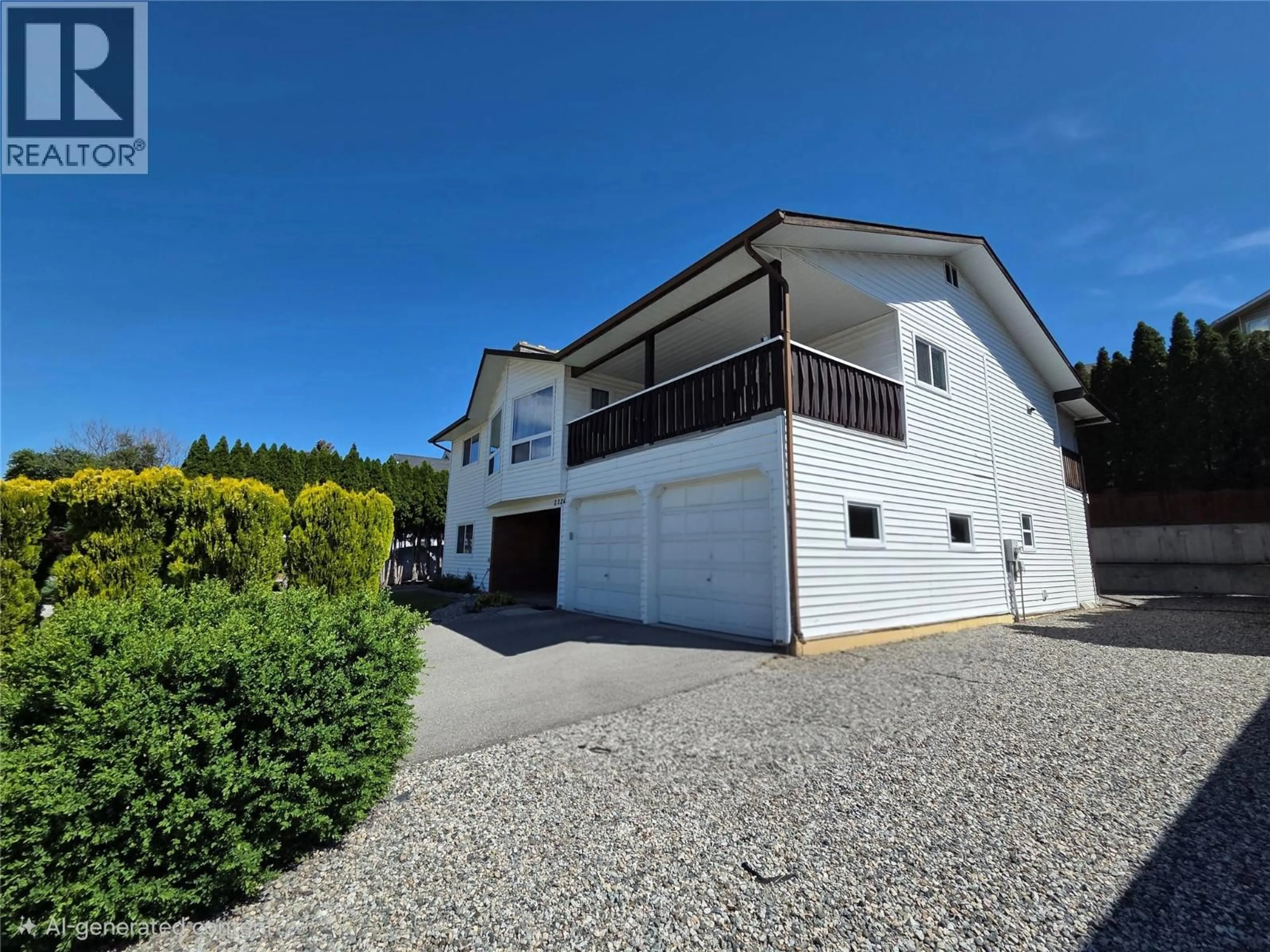 A pic from outside/outdoor area/front of a property/back of a property/a pic from drone, street for 2724 DAFOE PLACE, Penticton British Columbia V2A7N8