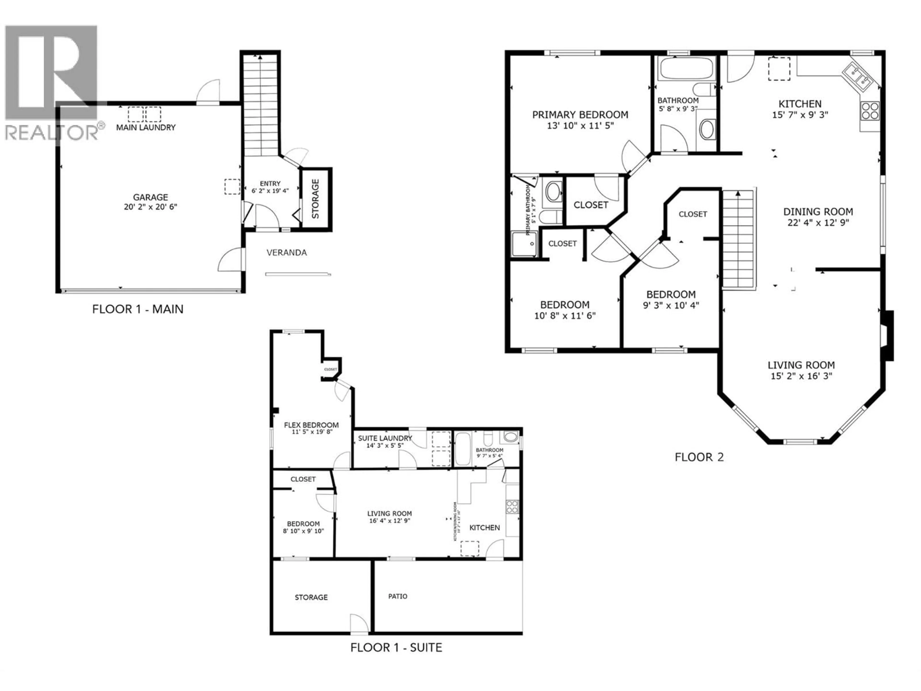 Floor plan for 374 MCTAVISH CRESCENT, Kelowna British Columbia V1V1P1