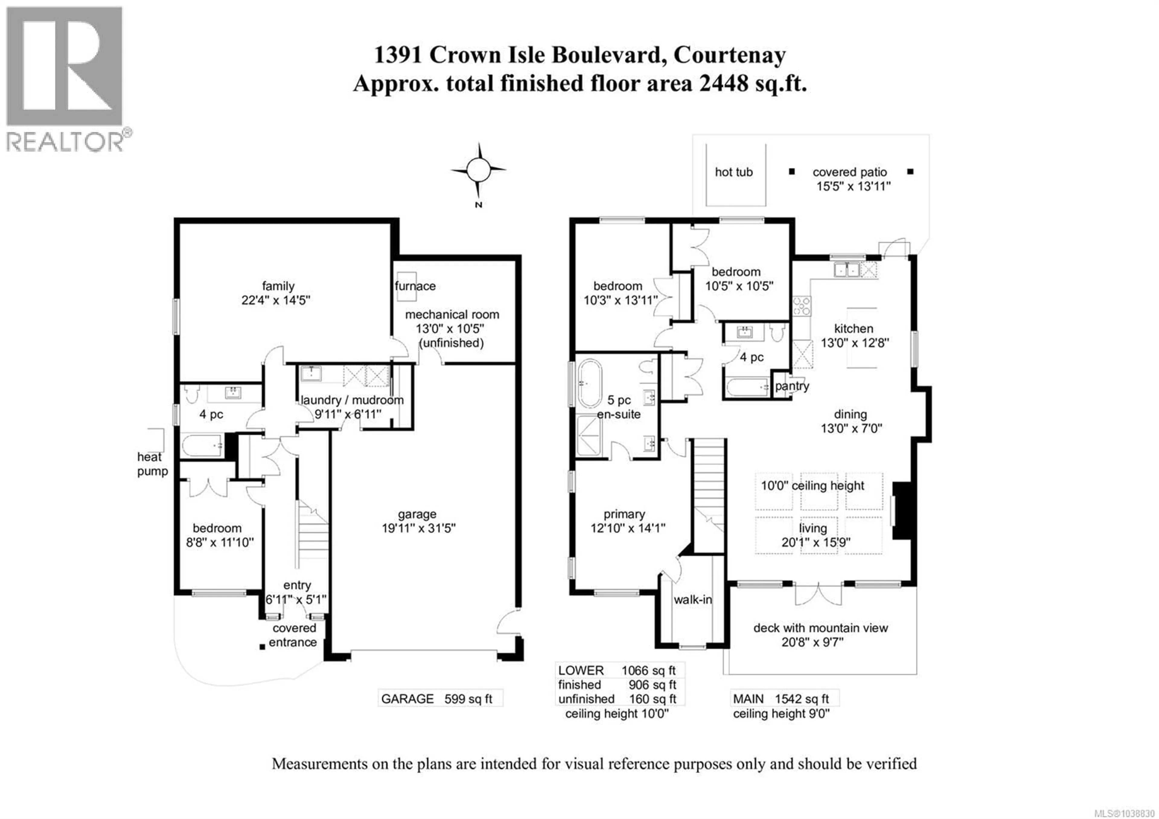Floor plan for 1391 CROWN ISLE BOULEVARD, Courtenay British Columbia V9N0E2