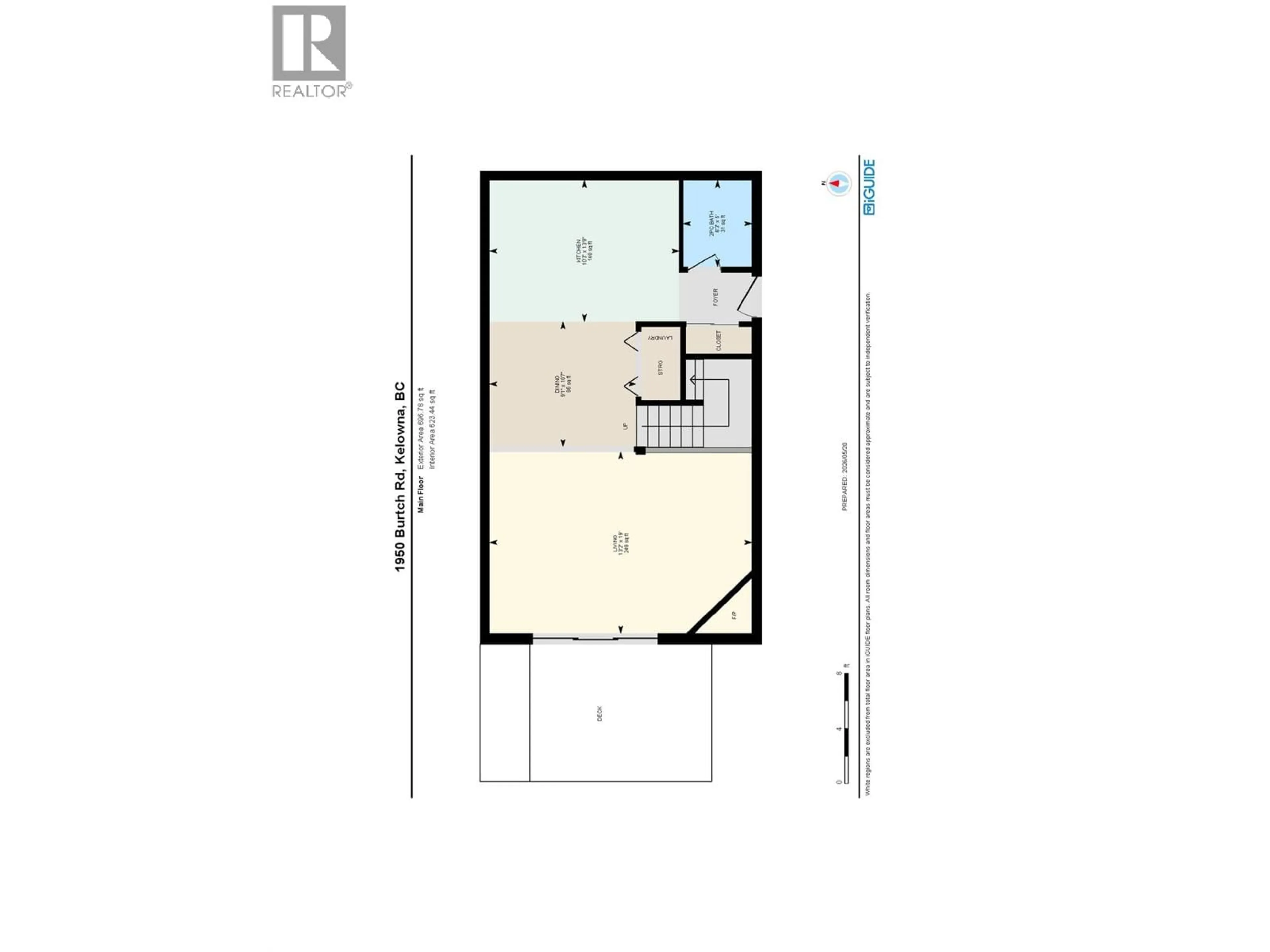 Floor plan for 13 - 1950 BURTCH ROAD, Kelowna British Columbia V1Y4B2