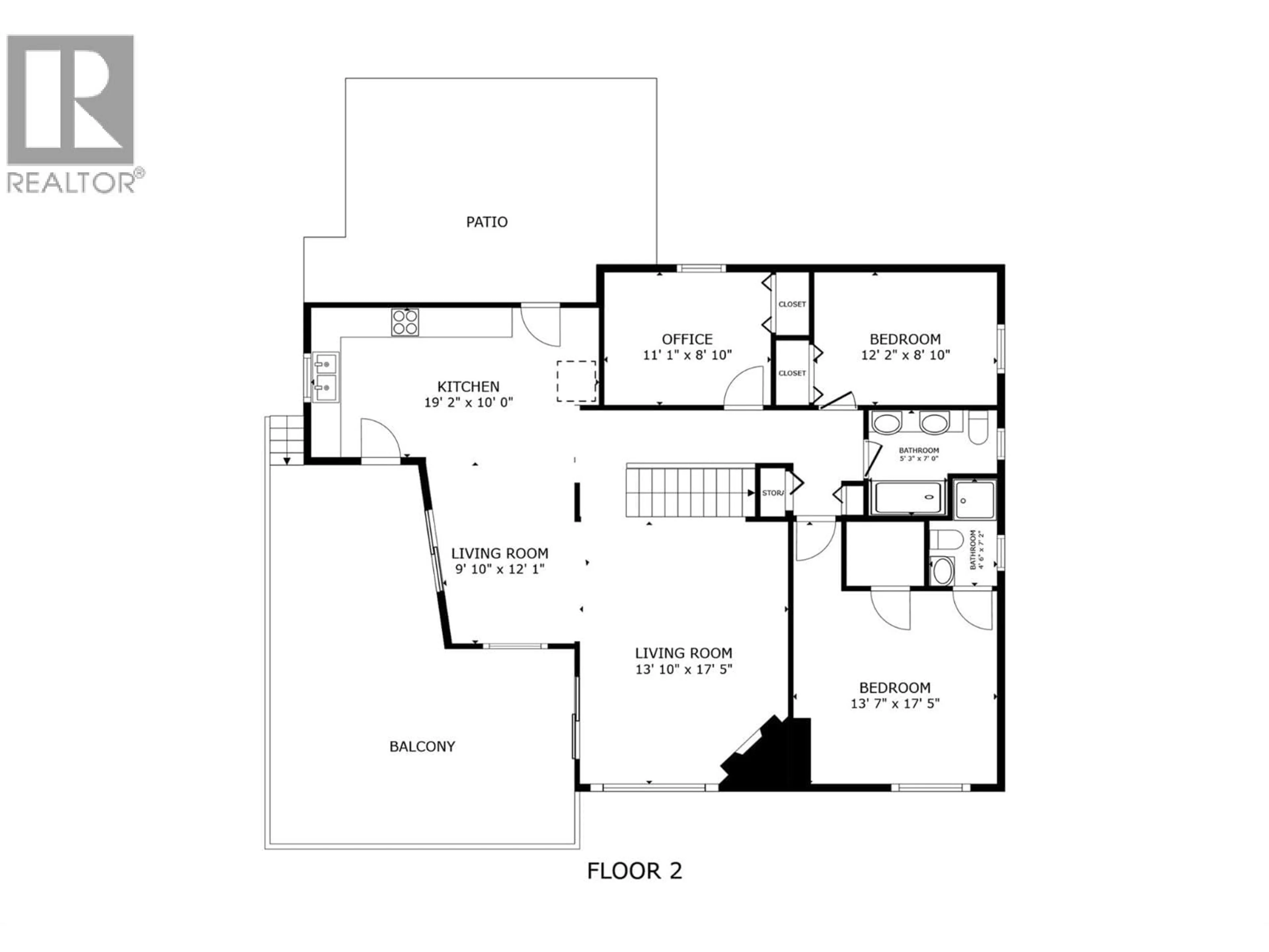 Floor plan for 155 CLIFTON ROAD NORTH, Kelowna British Columbia V1V1A2