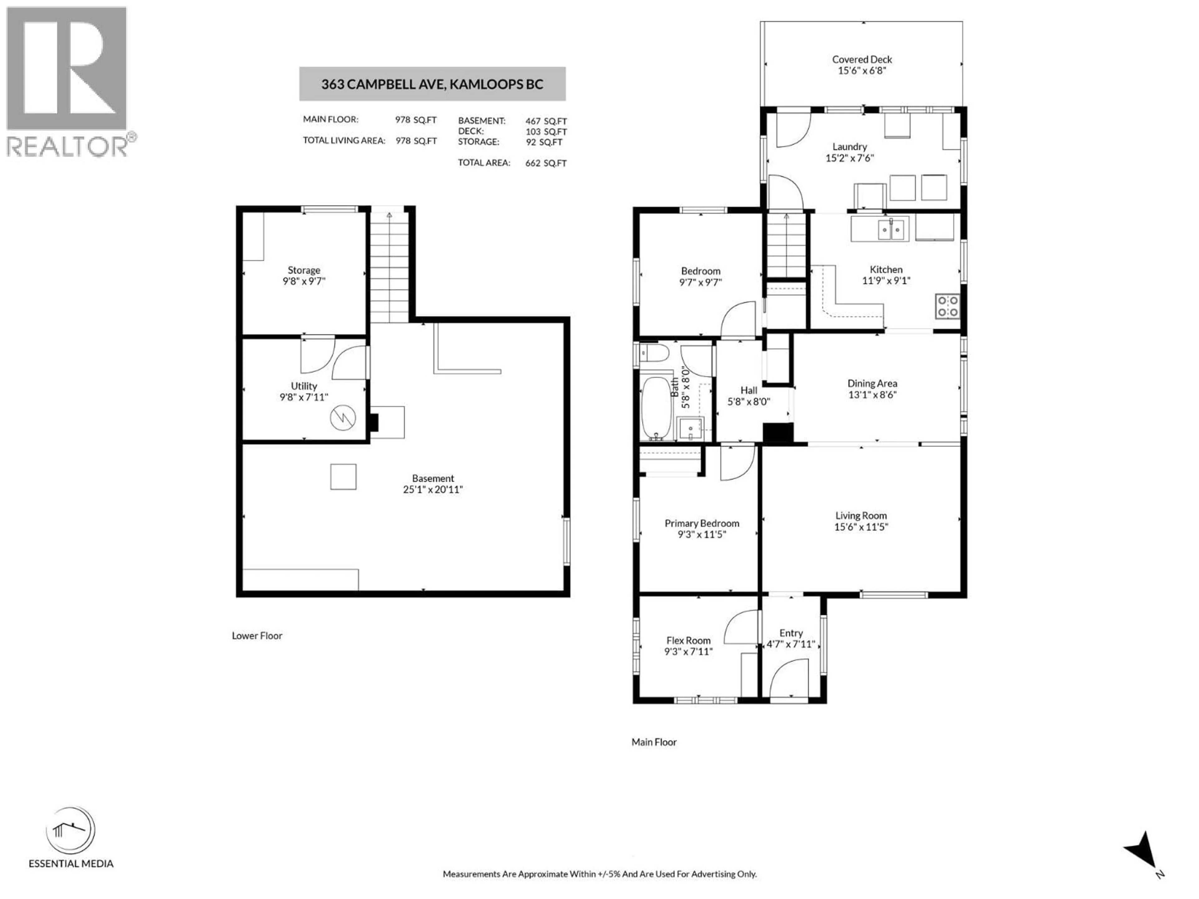Floor plan for 363 CAMPBELL AVENUE, Kamloops British Columbia V2B3R6