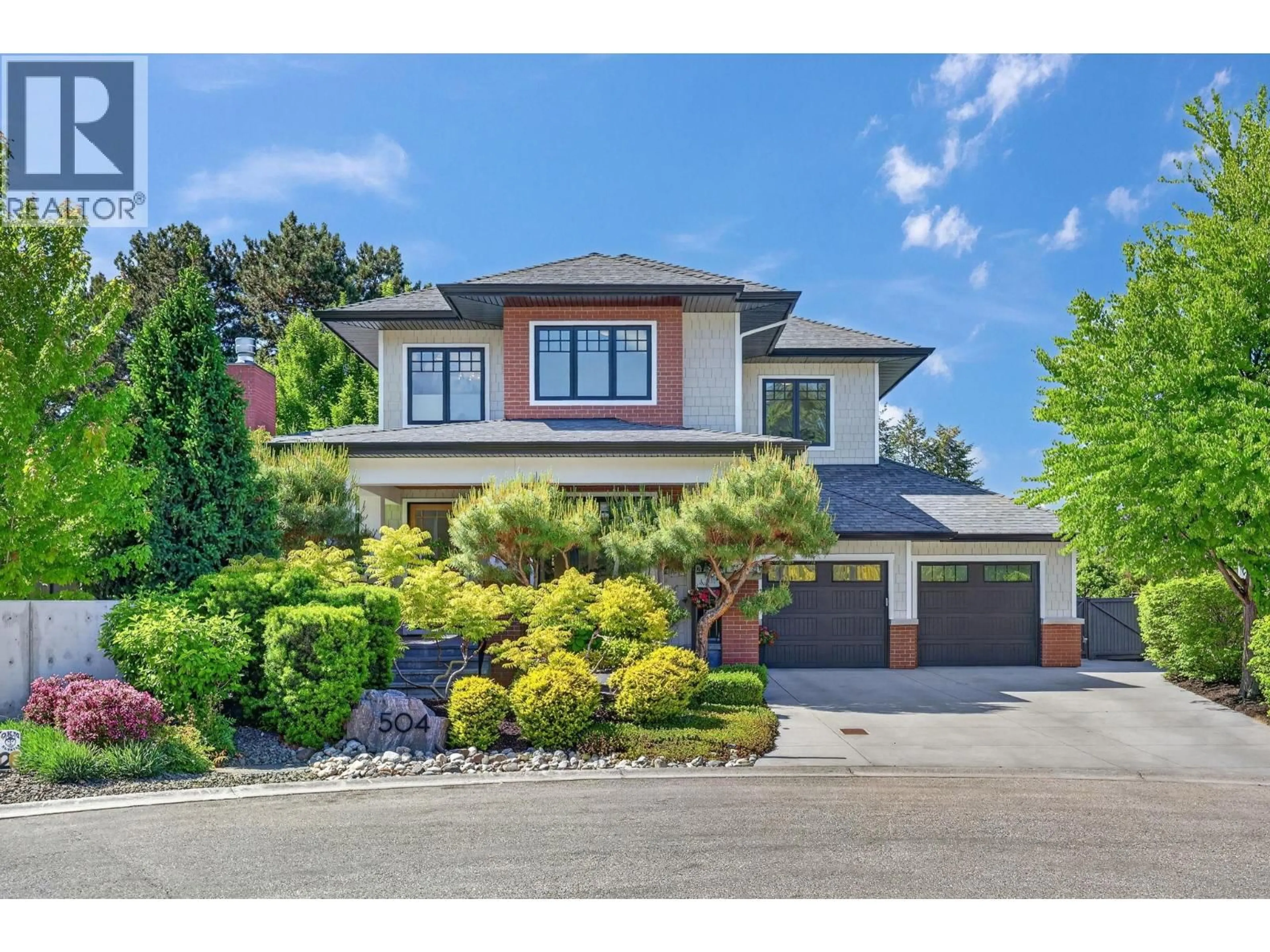 Home with brick exterior material, street for 504 METCALFE AVENUE, Kelowna British Columbia V1W5K8